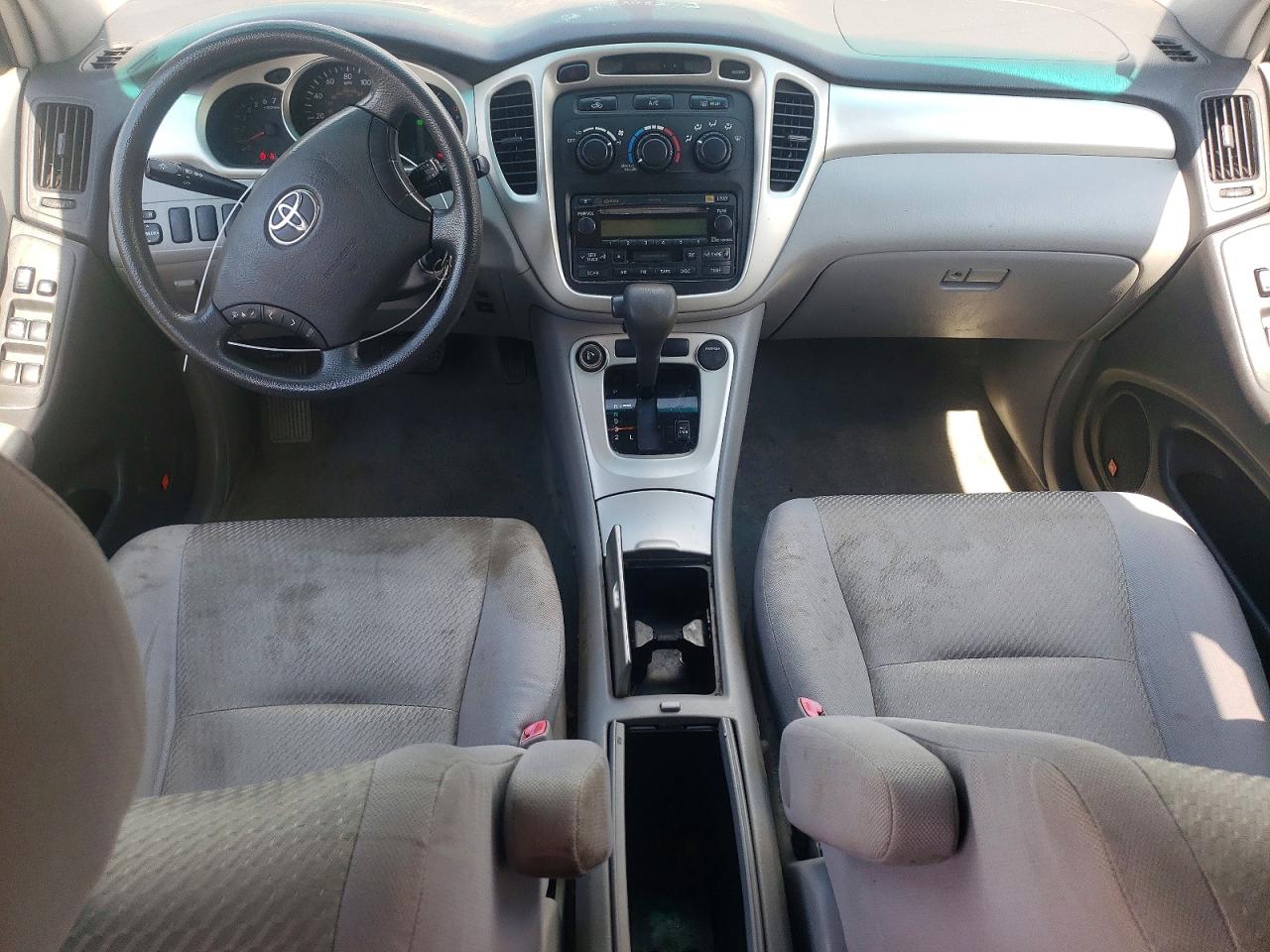 2005 Toyota Highlander Base Blue vin: JTEGP21AX50082688