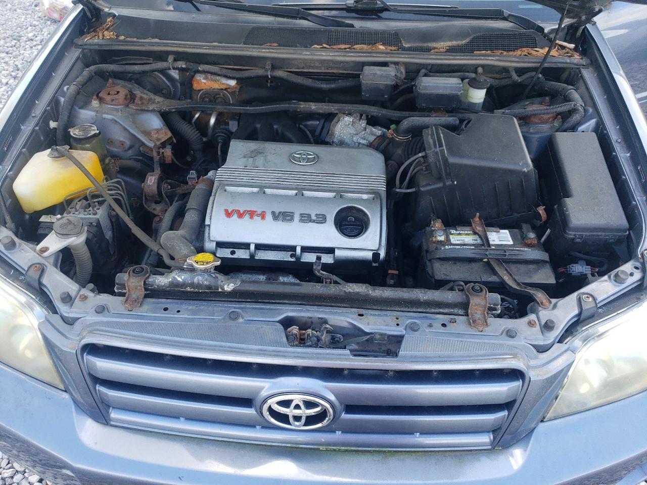 2005 Toyota Highlander Base Blue vin: JTEGP21AX50082688