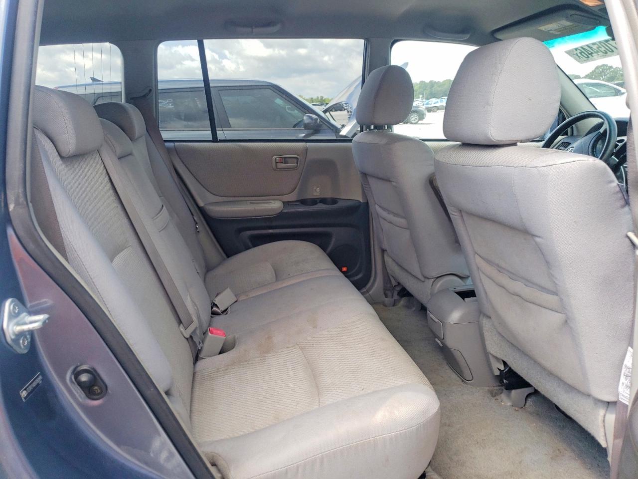 2005 Toyota Highlander Base Blue vin: JTEGP21AX50082688