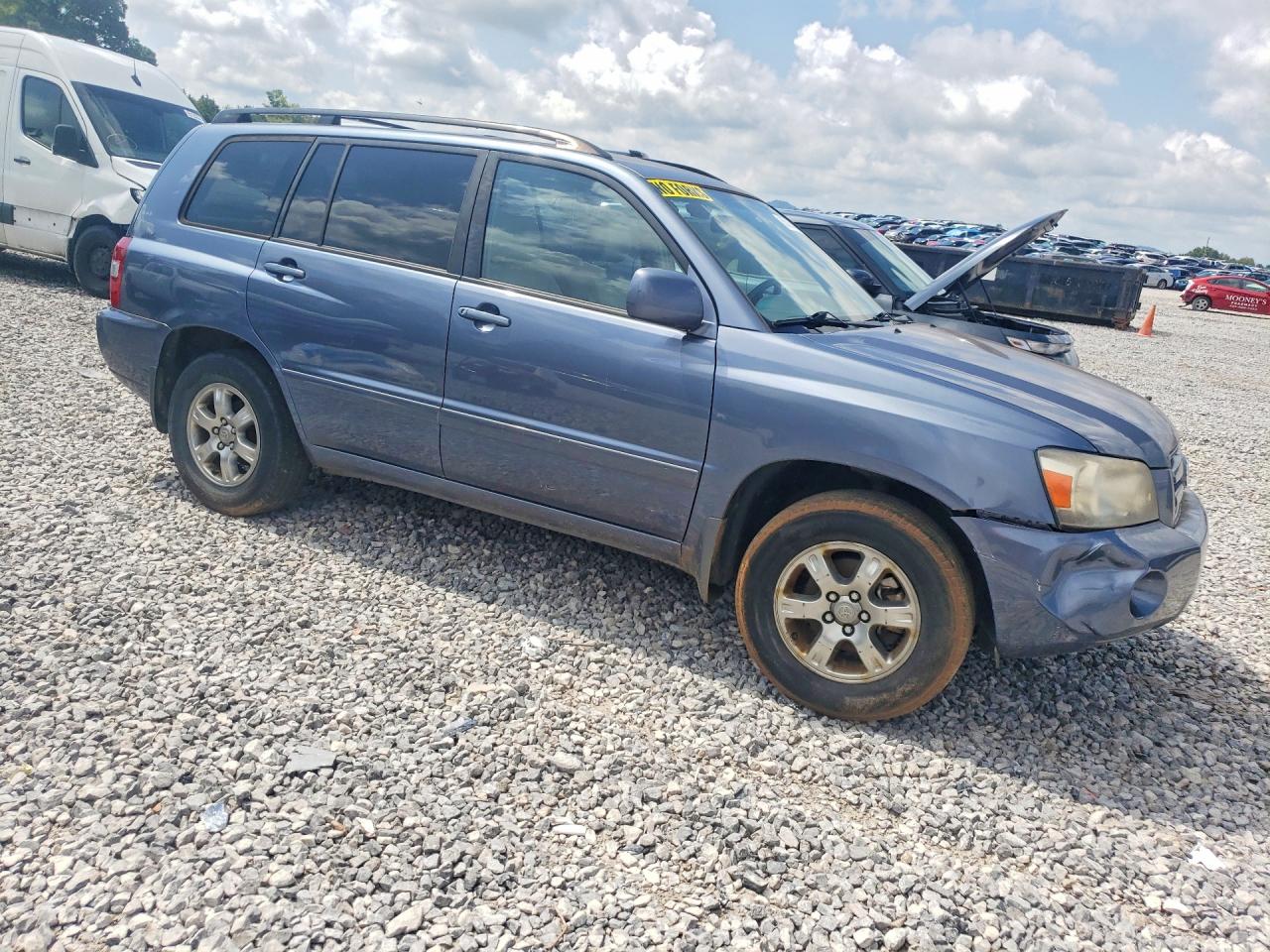 2005 Toyota Highlander Base Blue vin: JTEGP21AX50082688