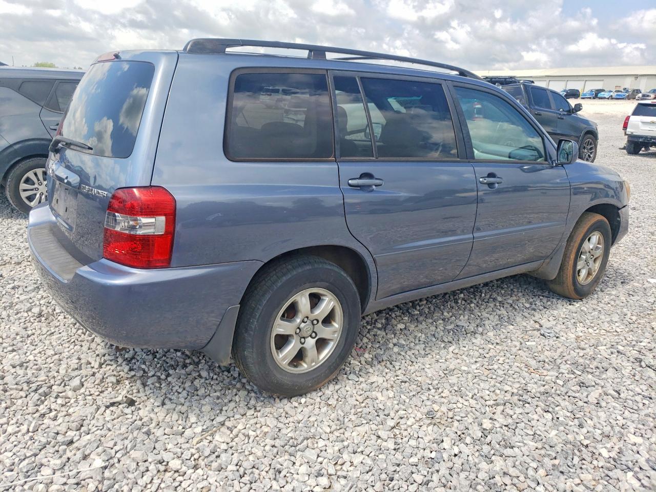 2005 Toyota Highlander Base Blue vin: JTEGP21AX50082688