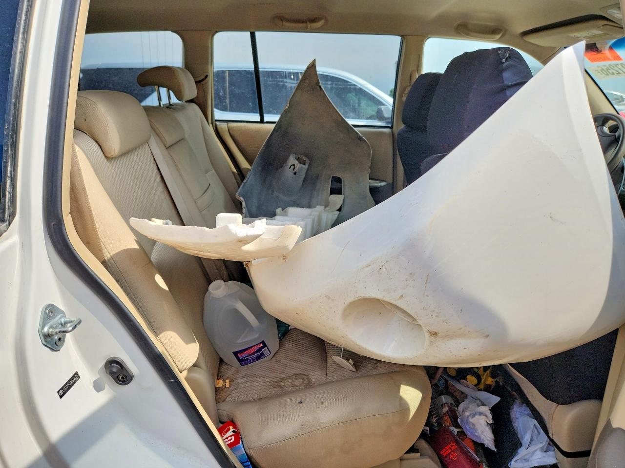 2005 Toyota Highlander Base White vin: JTEGP21AX50083064