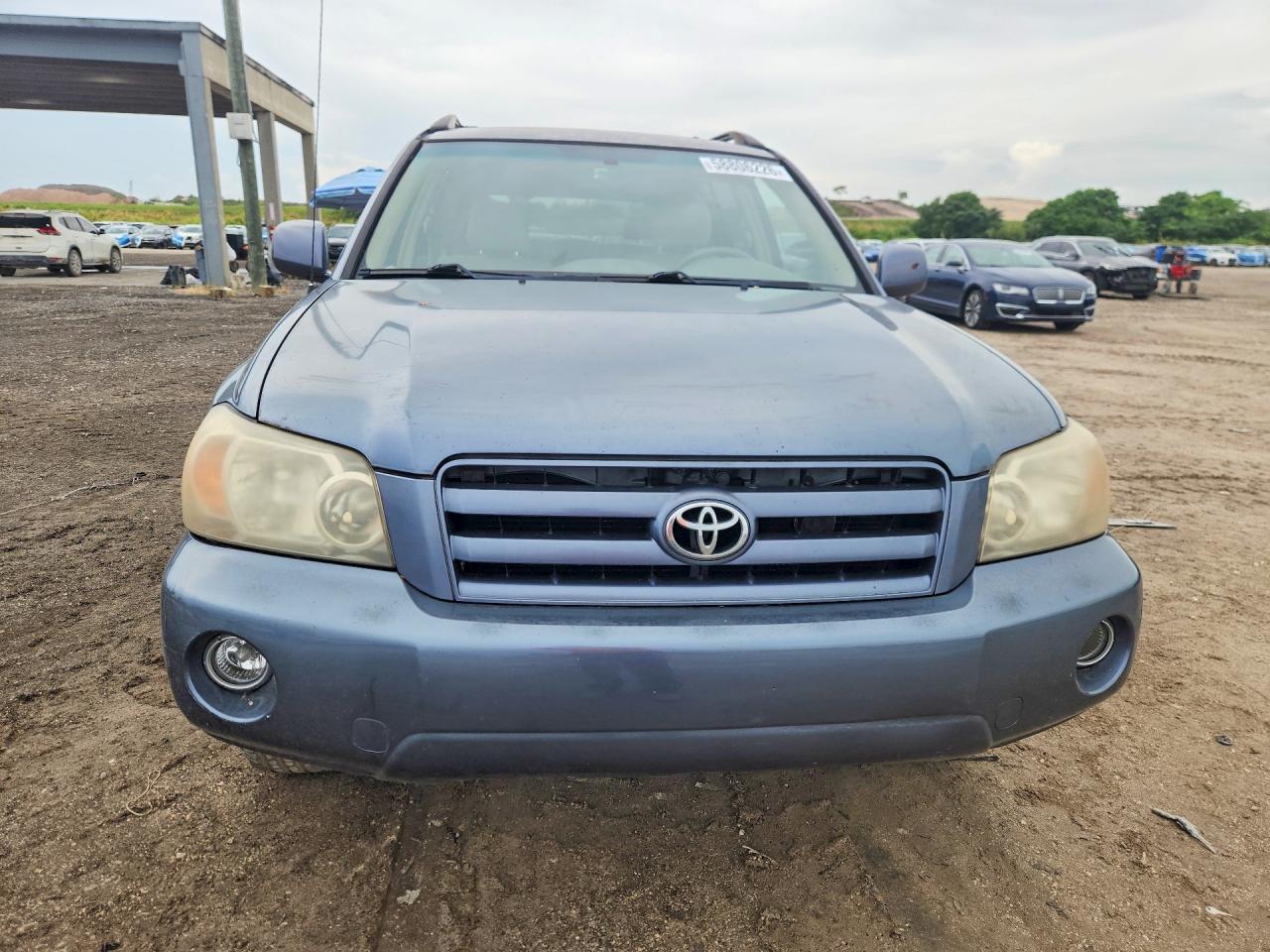 2006 Toyota Highlander Limited Blue vin: JTEGP21AX60110104