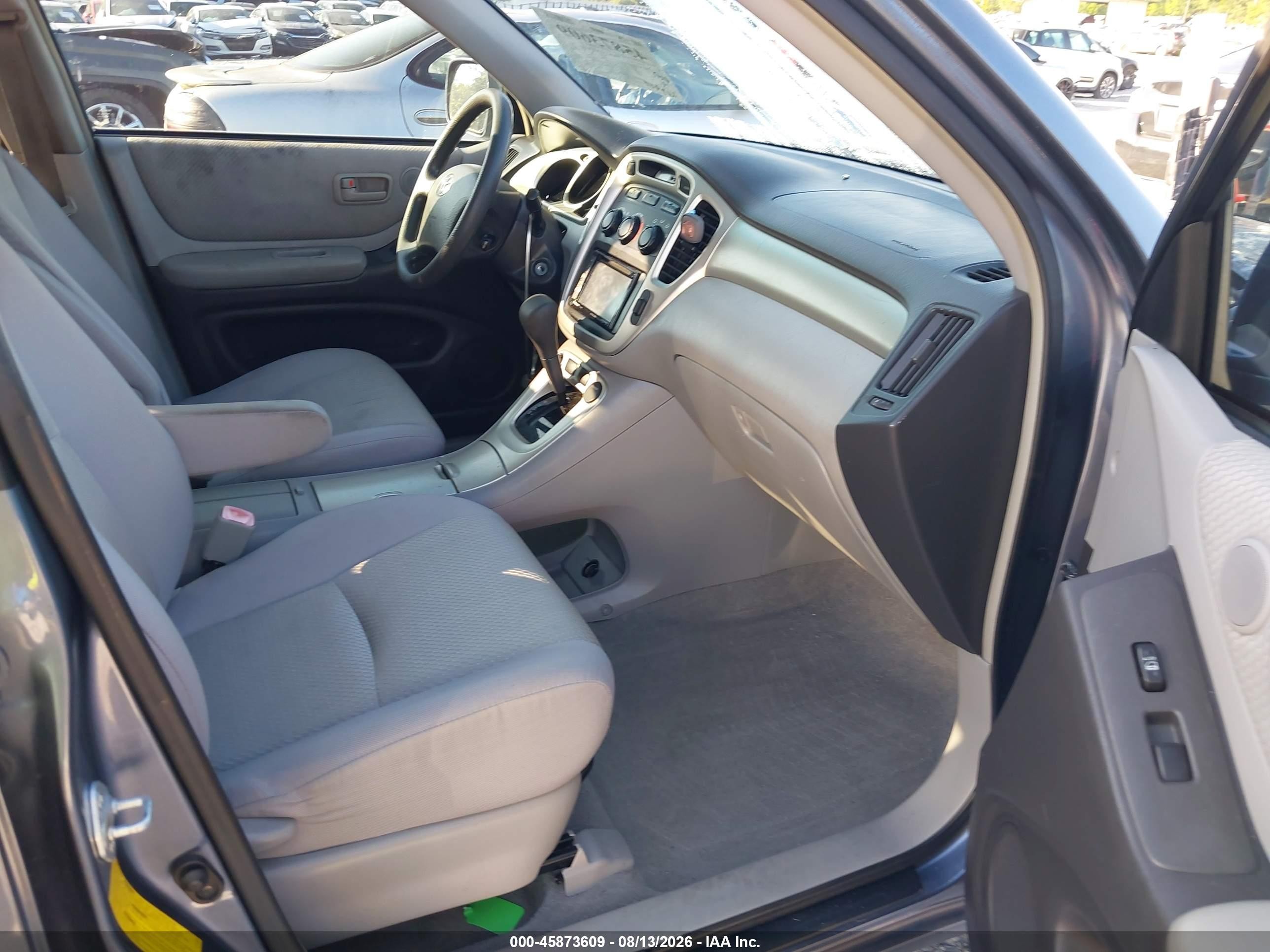 2007 Toyota Highlander Hybrid V6 (2 Rows) (cvt-e) Blue vin: JTEGW21A770019988