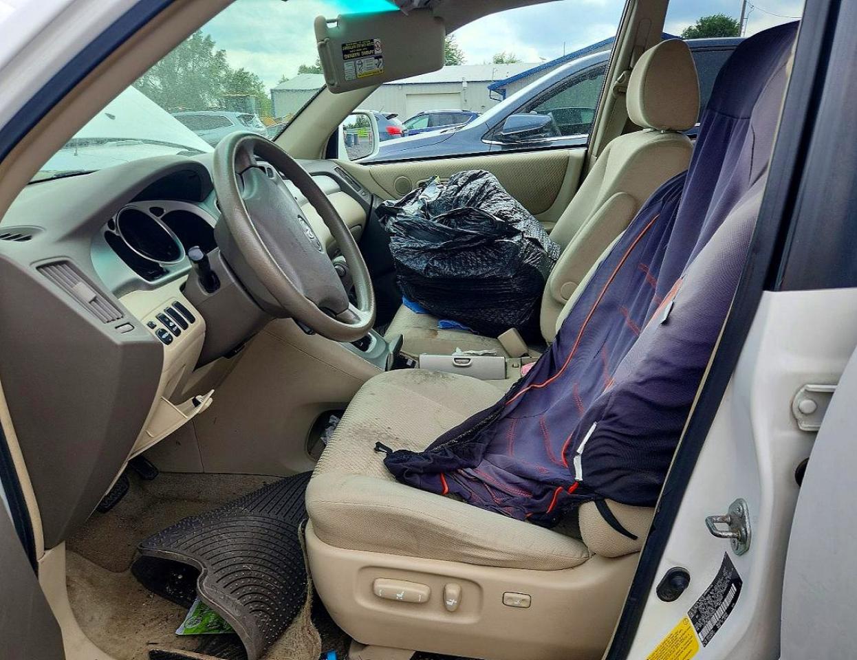 2007 Toyota Highlander Hybrid Белый vin: JTEGW21A970016610