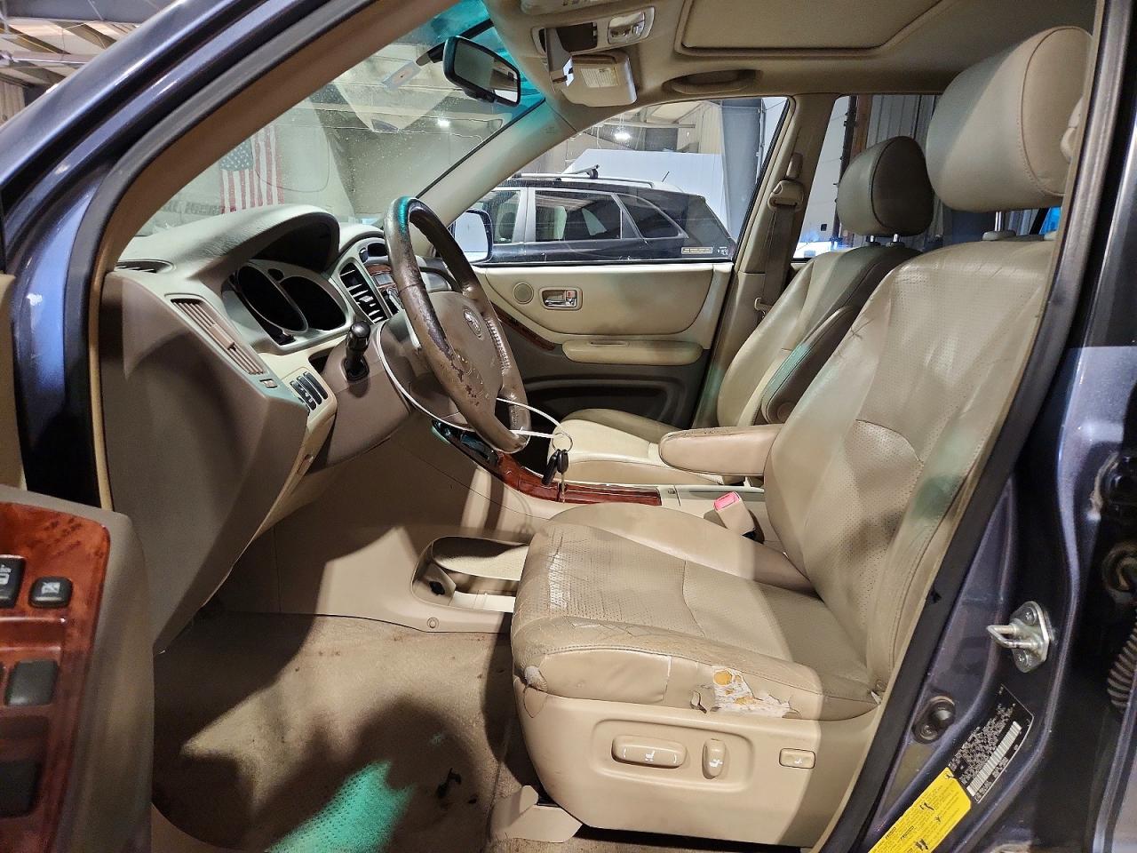 2007 Toyota Highlander Hybrid Синий vin: JTEGW21A970016641