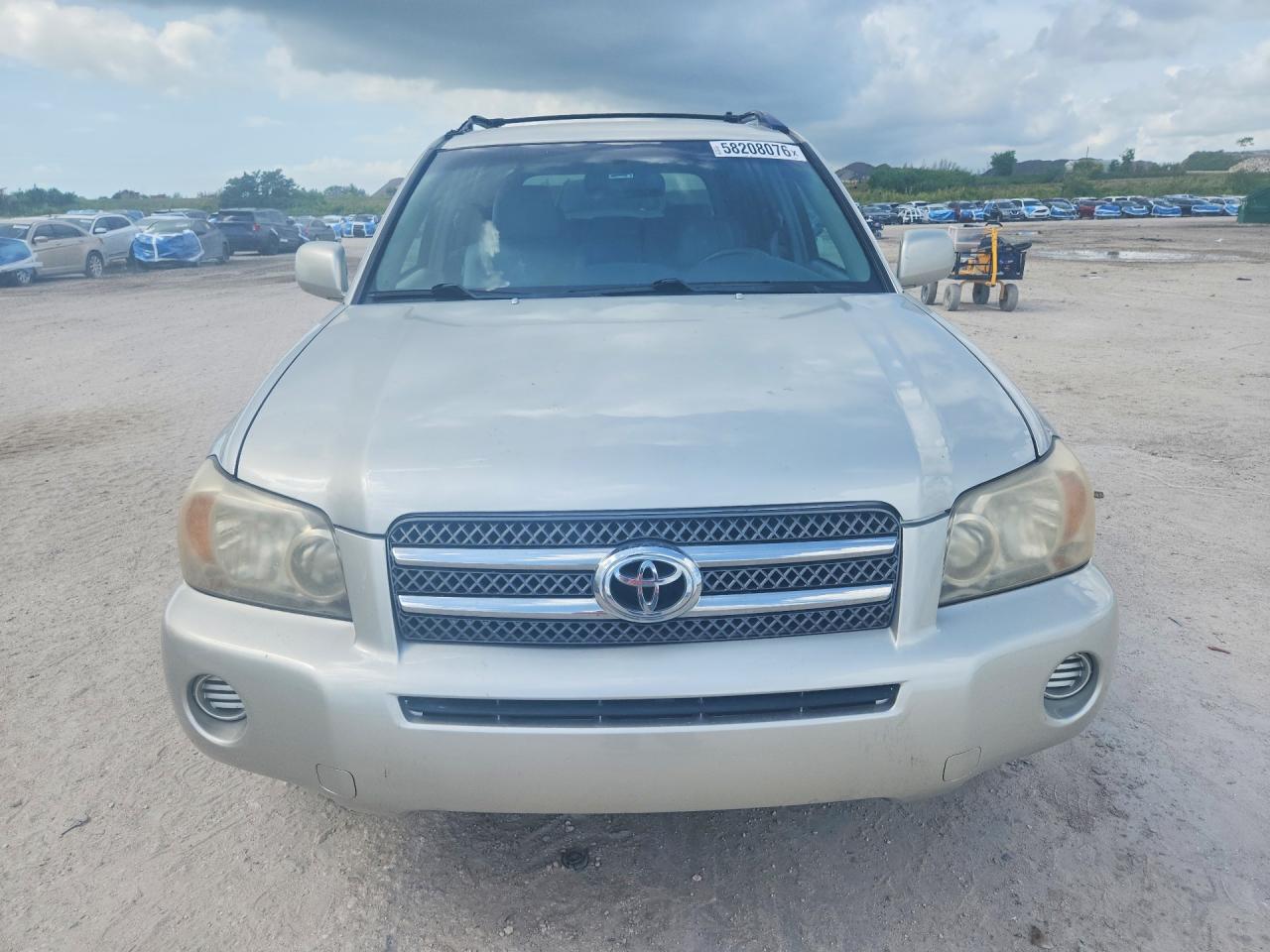 2007 Toyota Highlander Hybrid Серебряный vin: JTEGW21AX70019242