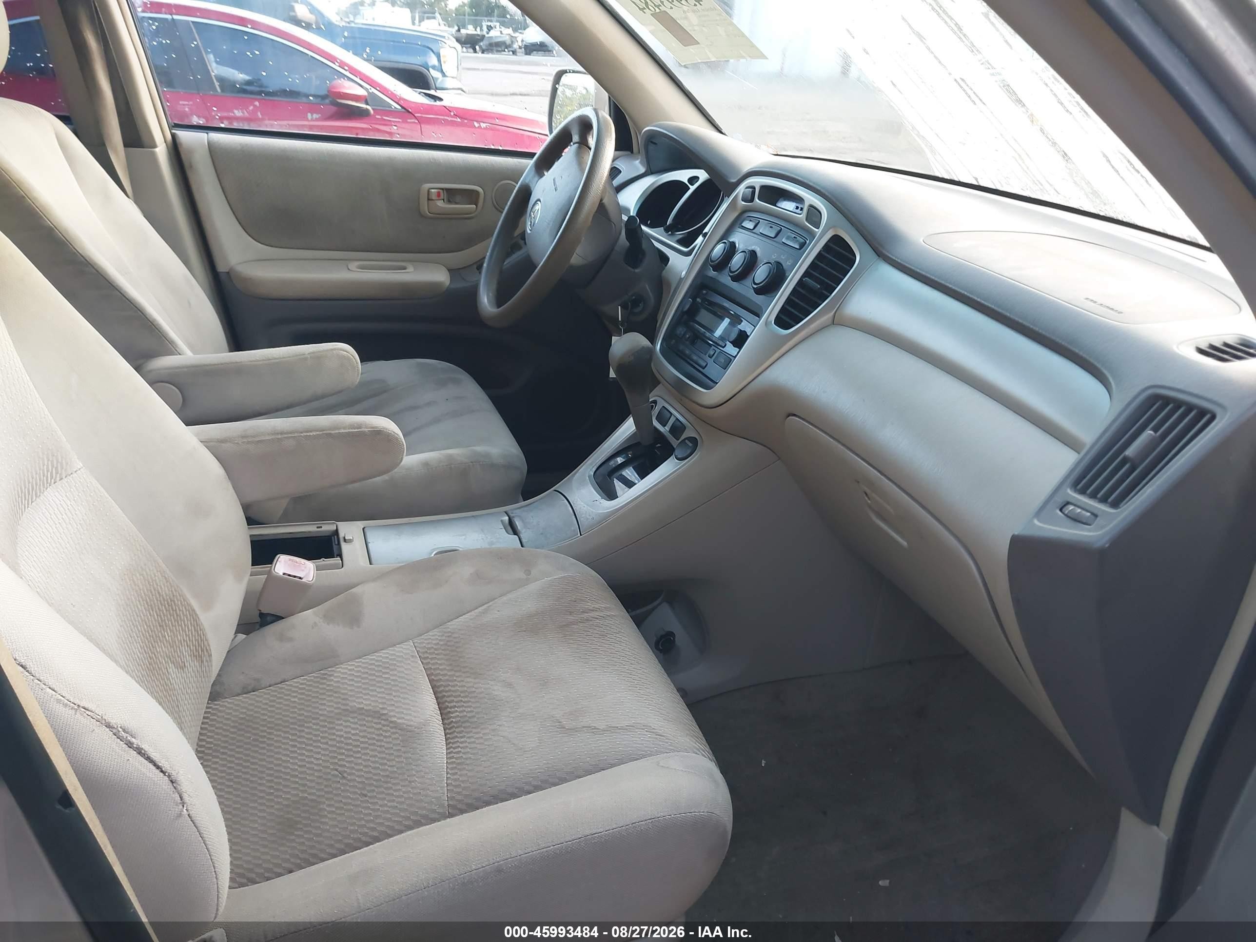 2007 Toyota Highlander Hybrid Gold vin: JTEGW21AX70022450