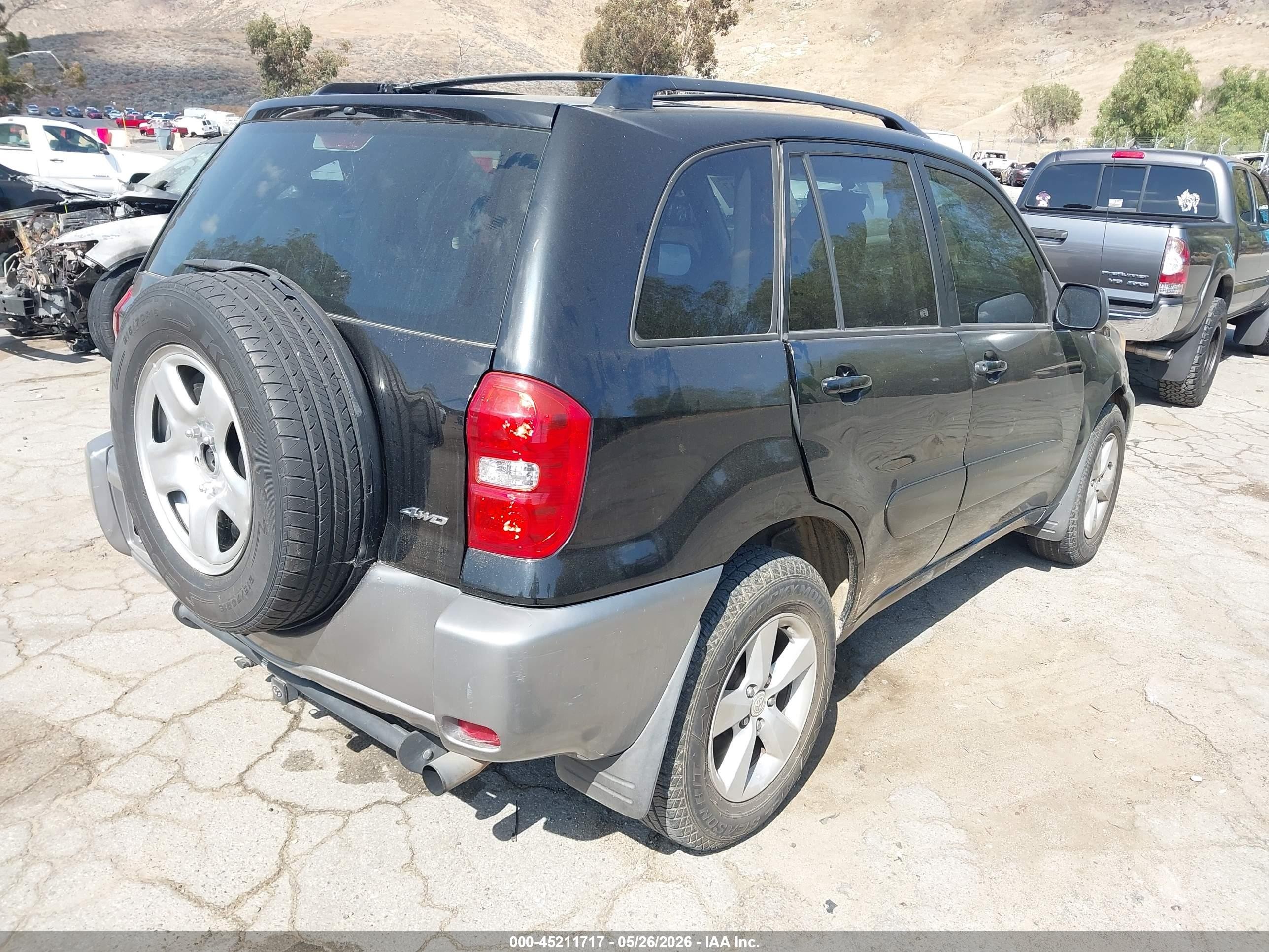 2004 Toyota Rav4   Черный vin: JTEHD20V040016912
