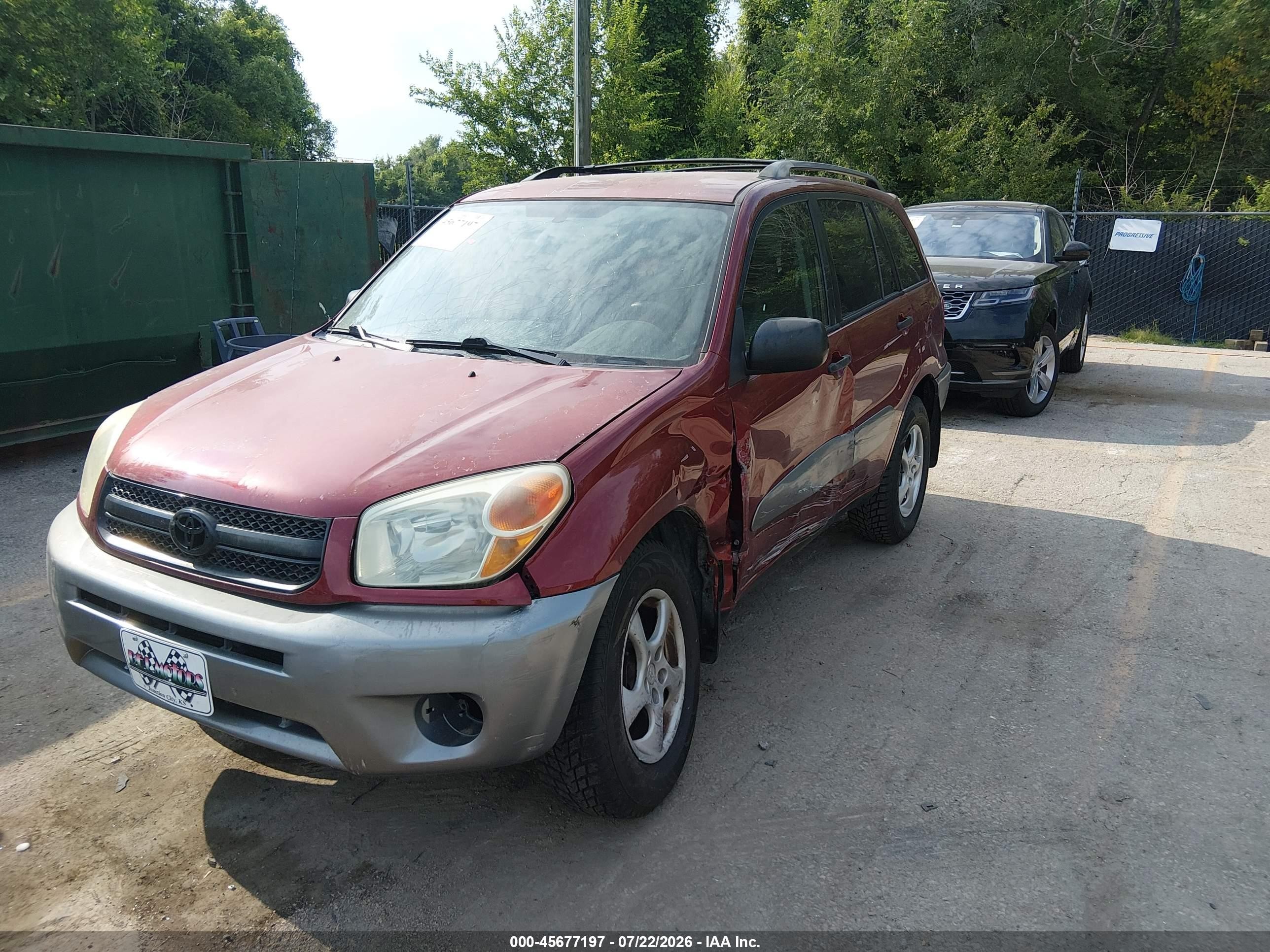 2004 Toyota Rav4   Red vin: JTEHD20V040018109