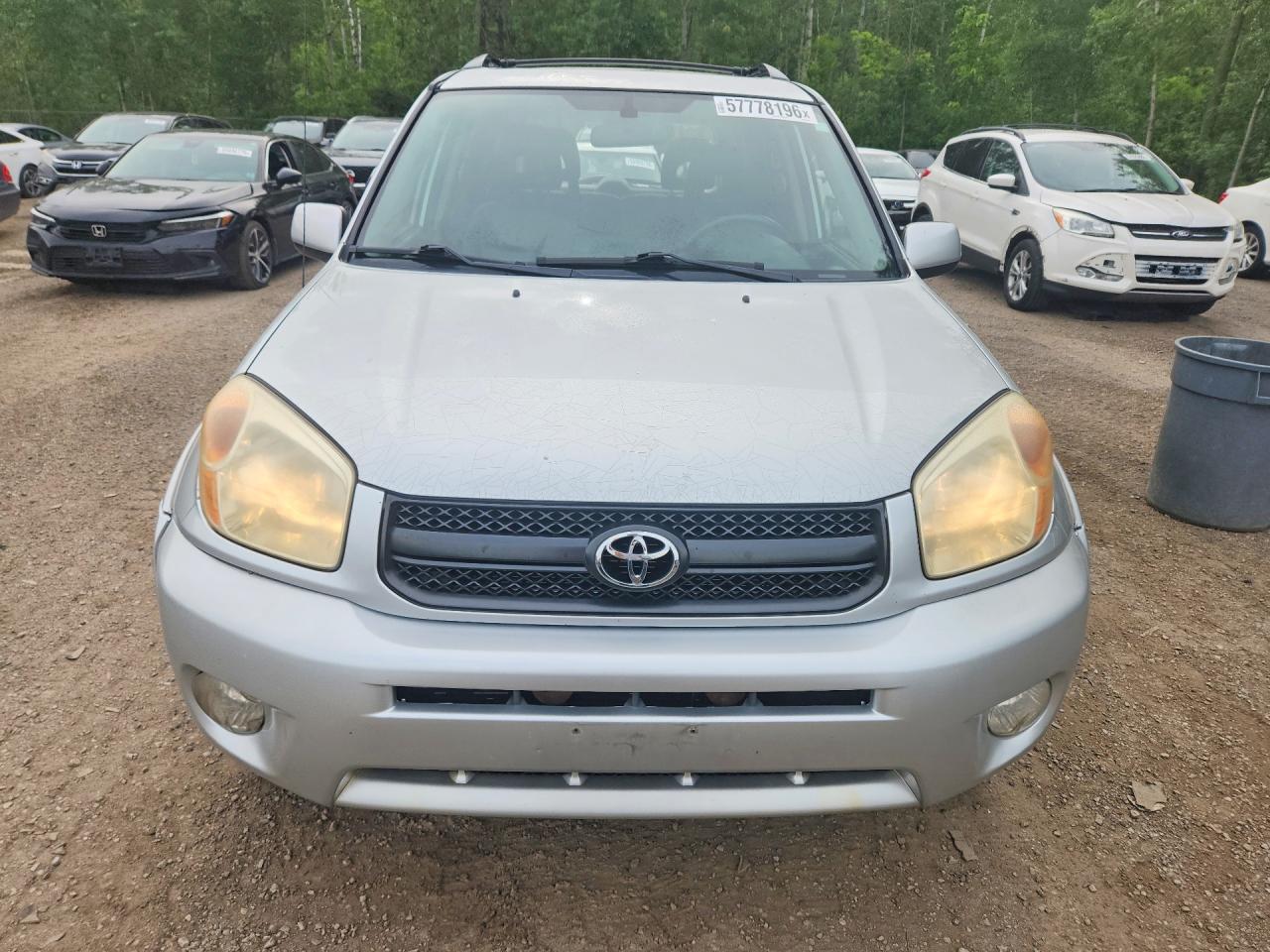 2004 Toyota Rav4 Base Silver vin: JTEHD20V046014235