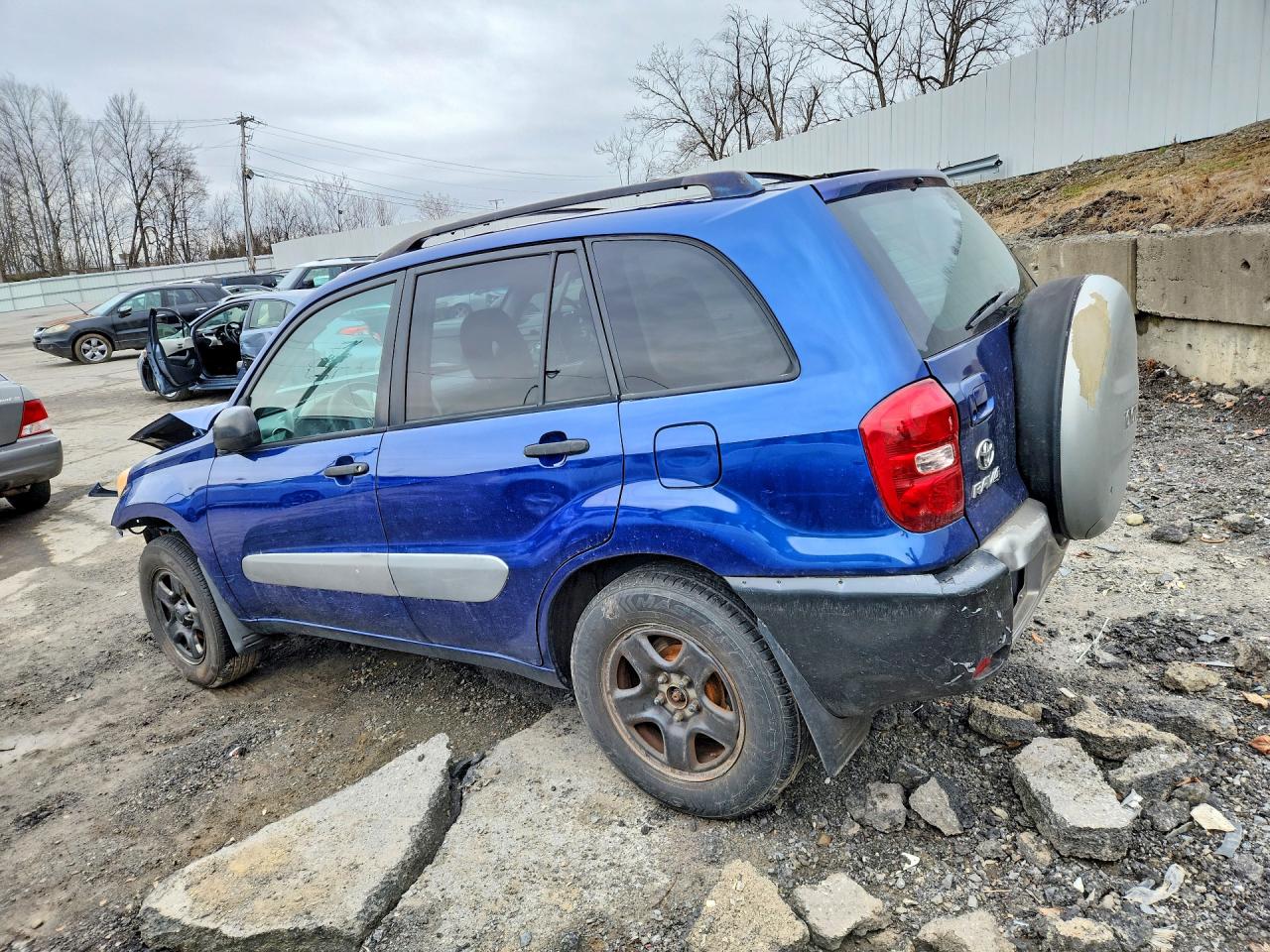 2004 Toyota Rav4 Синий vin: JTEHD20V046016096