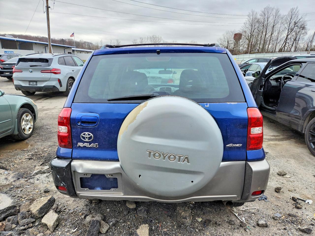2004 Toyota Rav4 Синий vin: JTEHD20V046016096