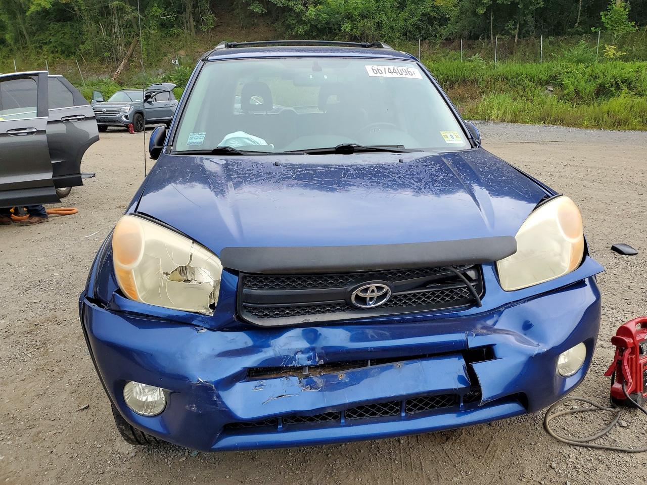 2005 Toyota Rav4 Base Синий vin: JTEHD20V056042635