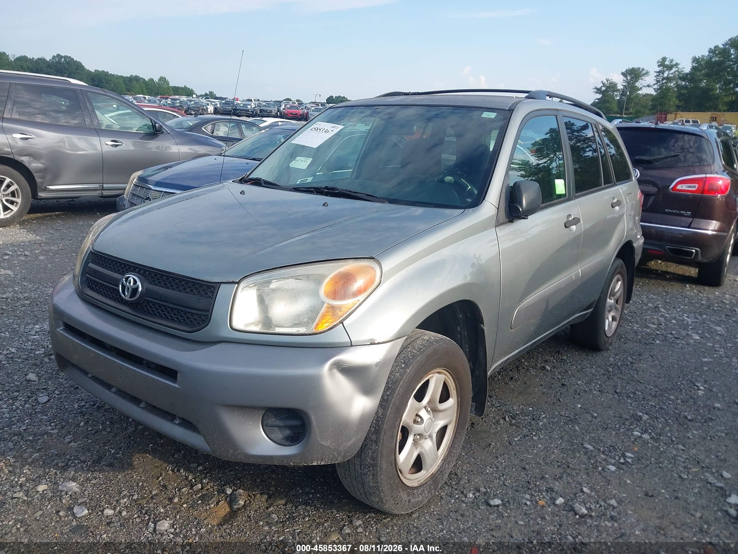 2004 Toyota Rav4   Gray vin: JTEHD20V140023190