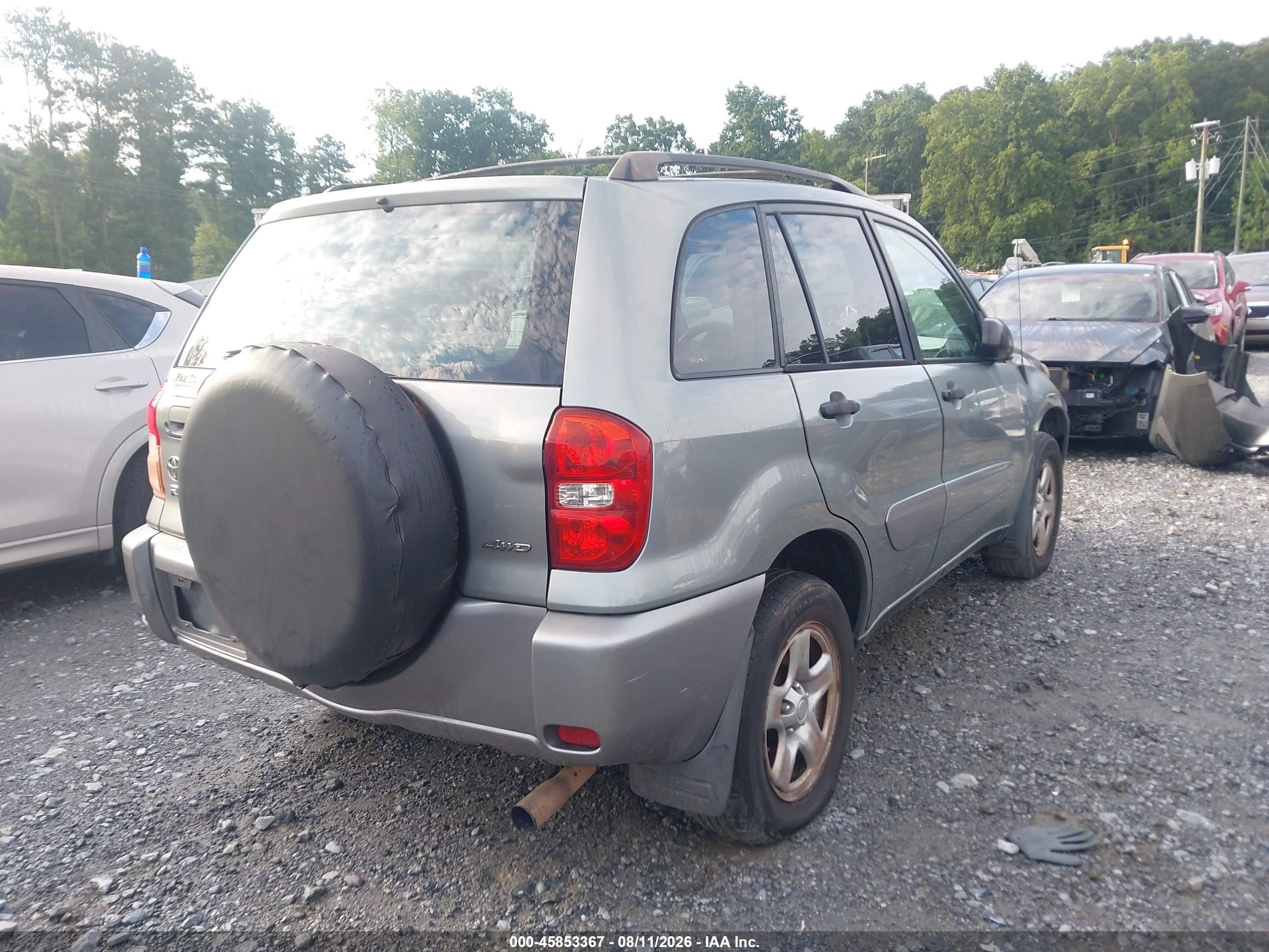 2004 Toyota Rav4   Gray vin: JTEHD20V140023190