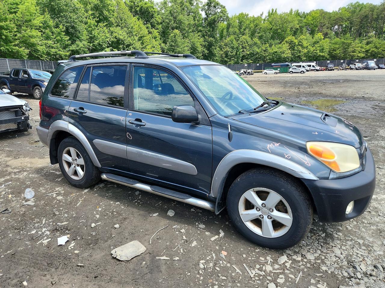2004 Toyota Rav4 Base Gray vin: JTEHD20V146003227