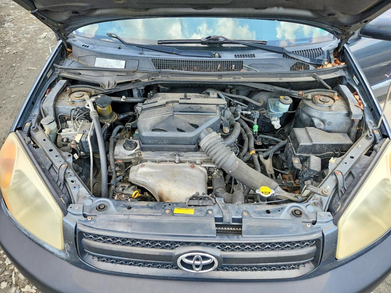2004 Toyota Rav4 Base Gray vin: JTEHD20V146003227