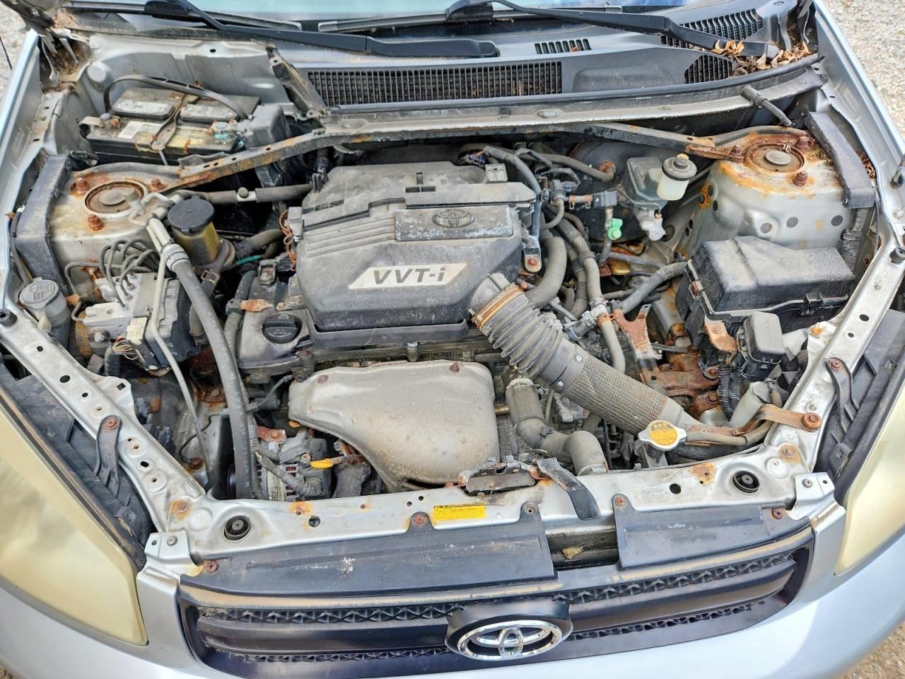 2004 Toyota Rav4 Base Silver vin: JTEHD20V146004233