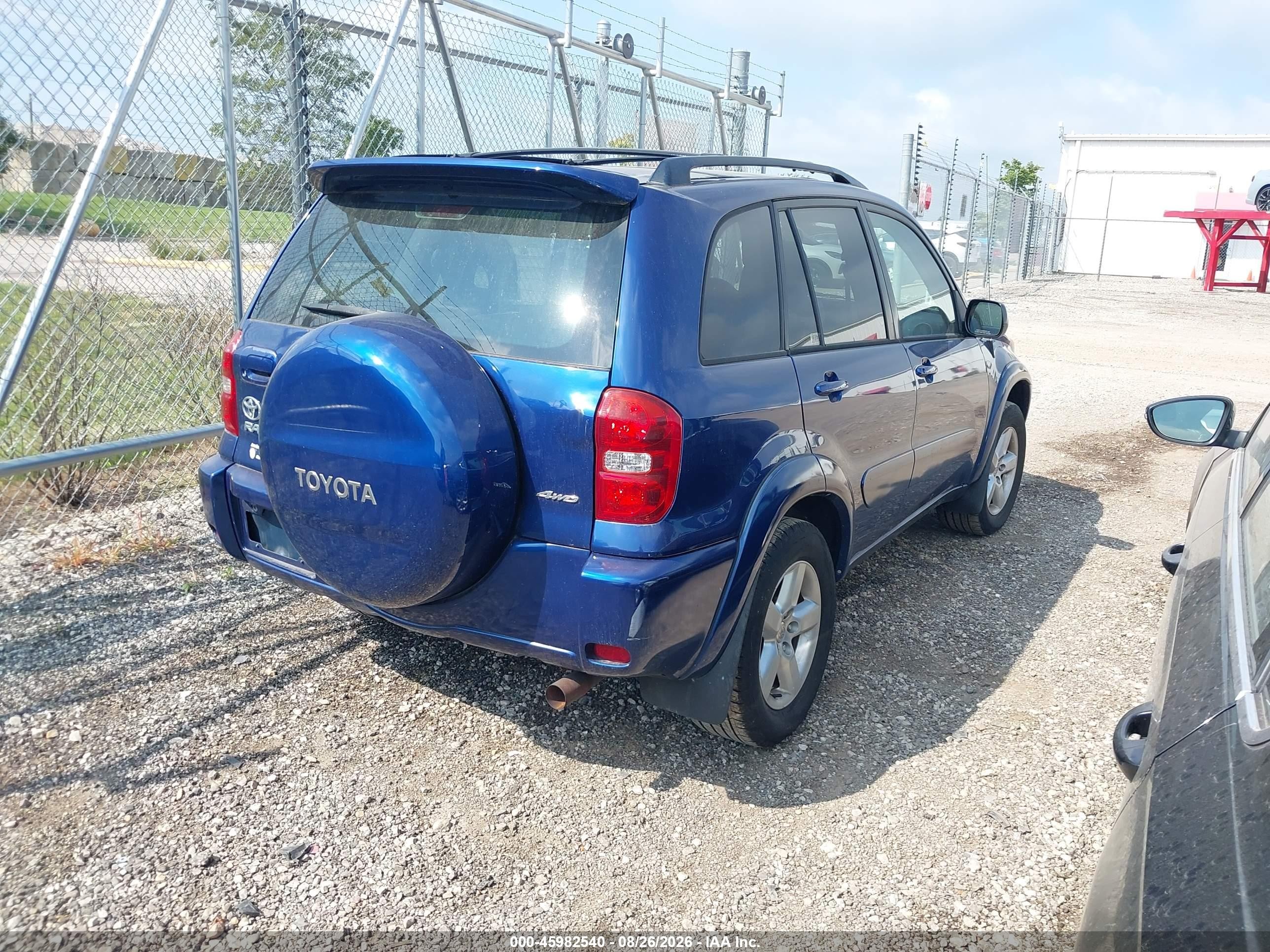 2004 Toyota Rav4   Blue vin: JTEHD20V146017001