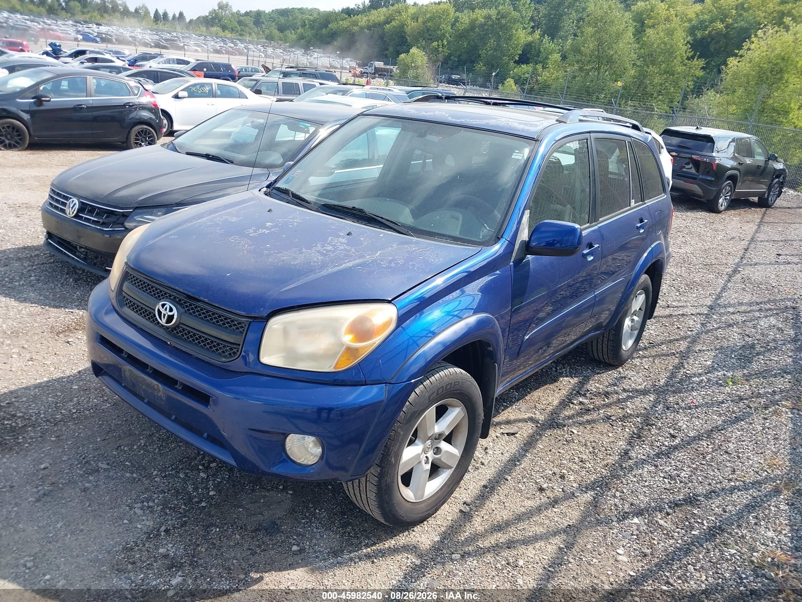 2004 Toyota Rav4   Blue vin: JTEHD20V146017001