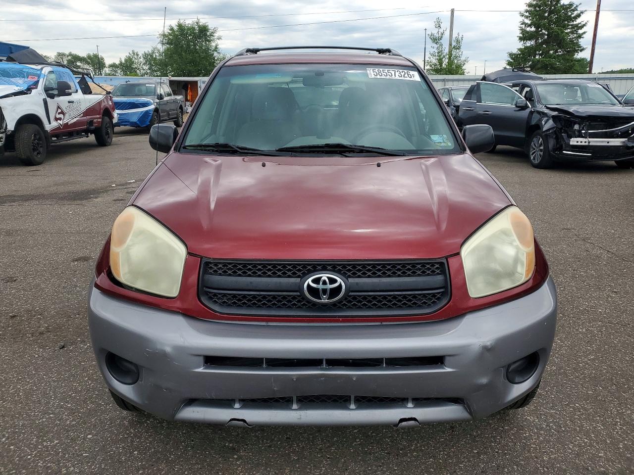 2005 Toyota Rav4 Base Бордовый vin: JTEHD20V150051962