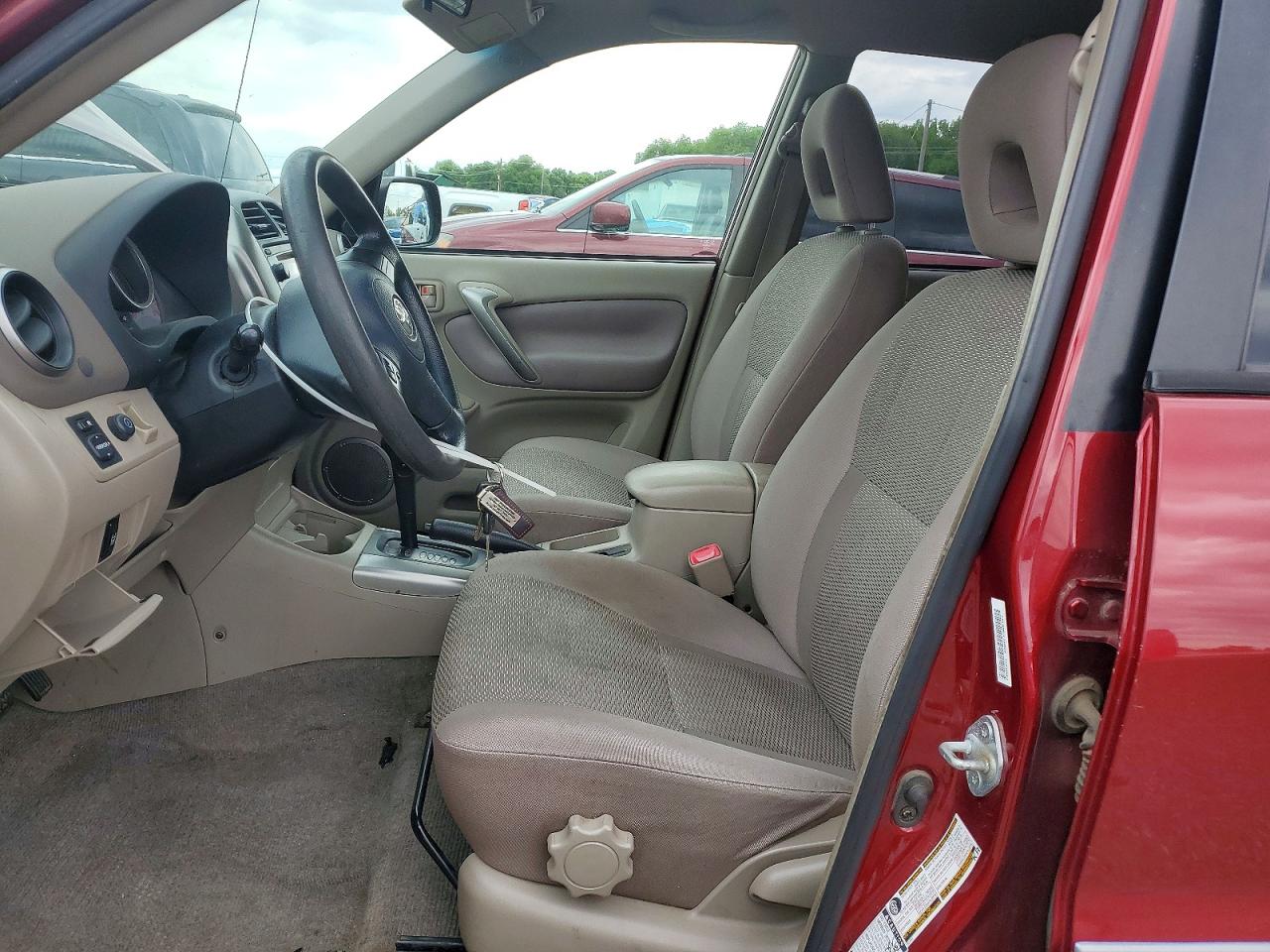 2005 Toyota Rav4 Base Бордовый vin: JTEHD20V150051962