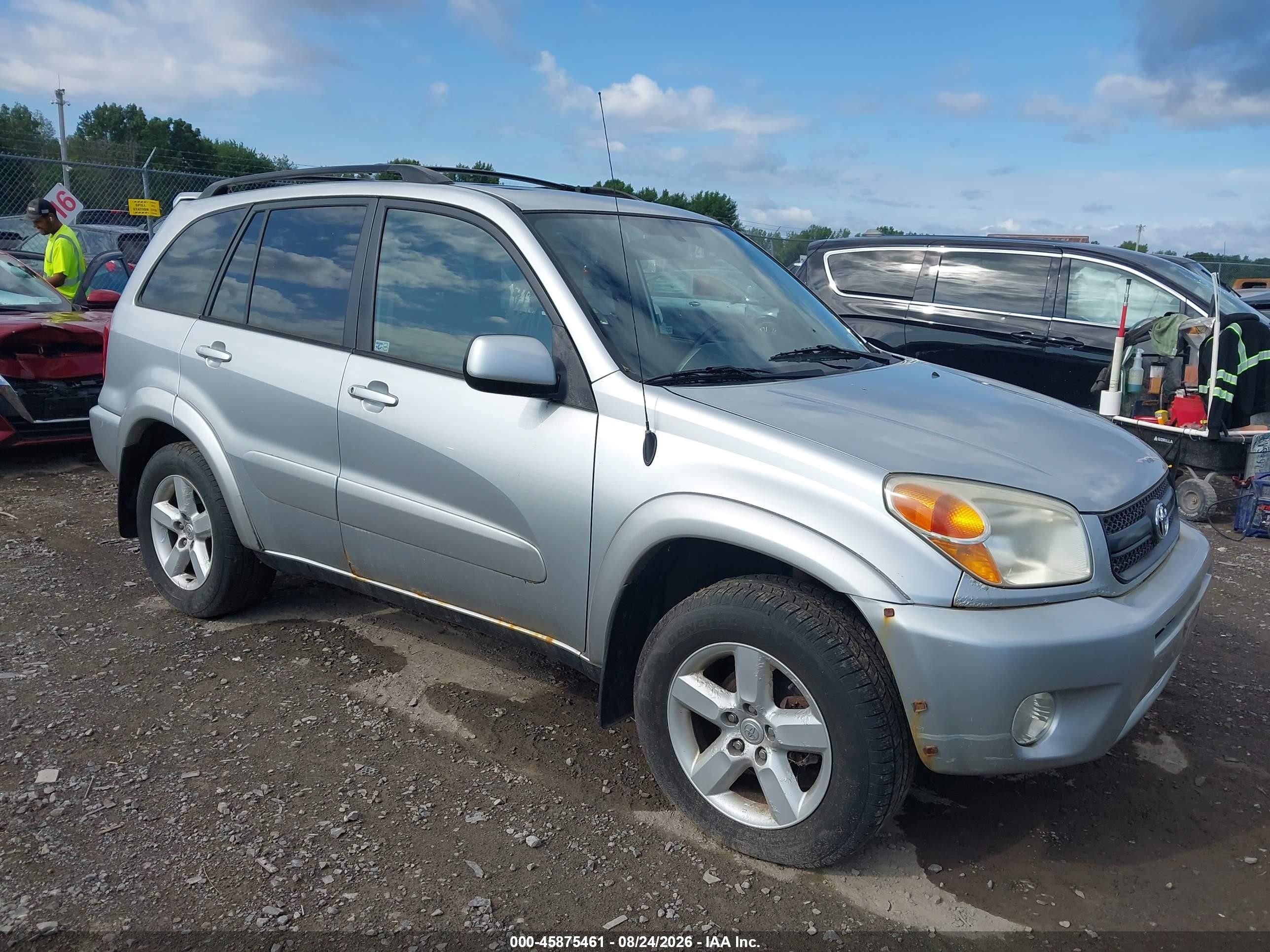 2005 Toyota Rav4   Silver vin: JTEHD20V150053887