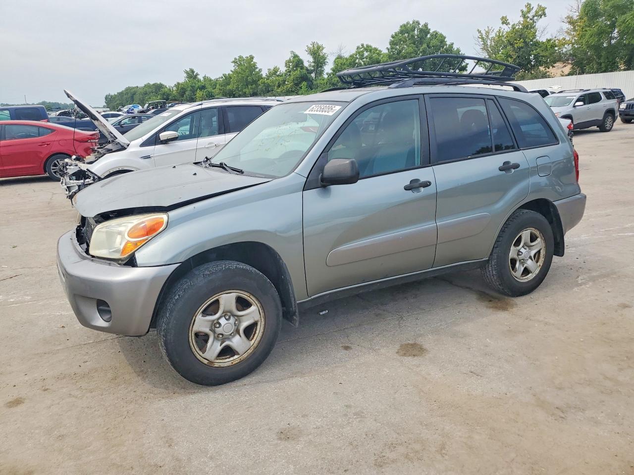 2005 Toyota Rav4 Base Gray vin: JTEHD20V150056885