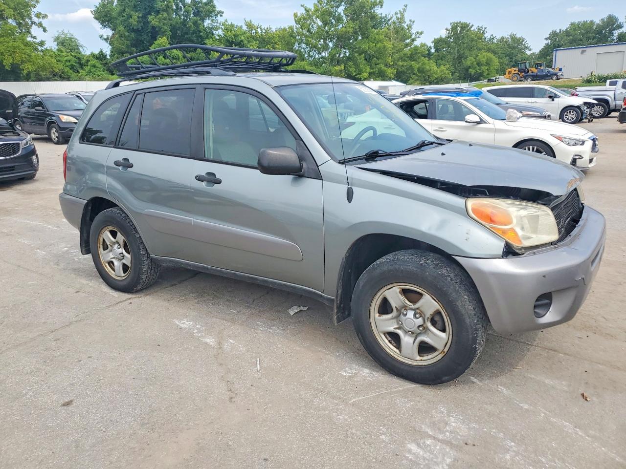 2005 Toyota Rav4 Base Gray vin: JTEHD20V150056885