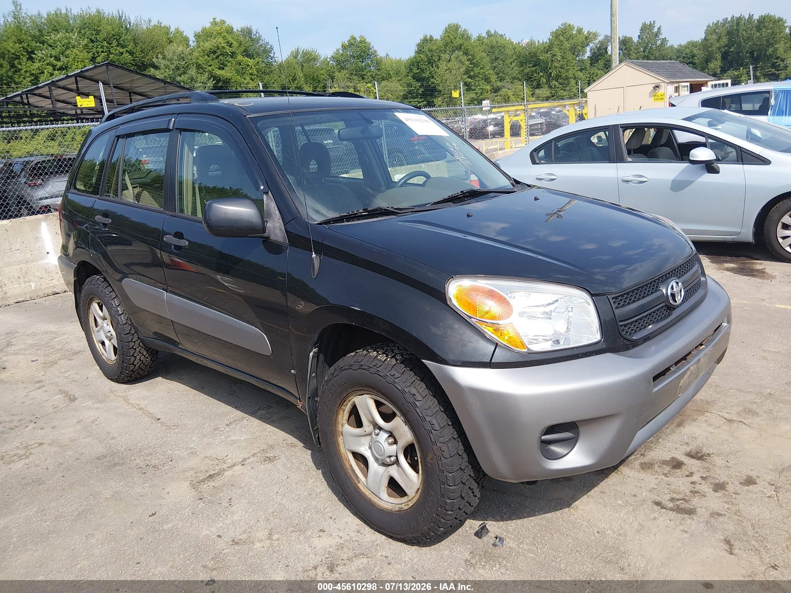2005 Toyota Rav4   Черный vin: JTEHD20V156032910