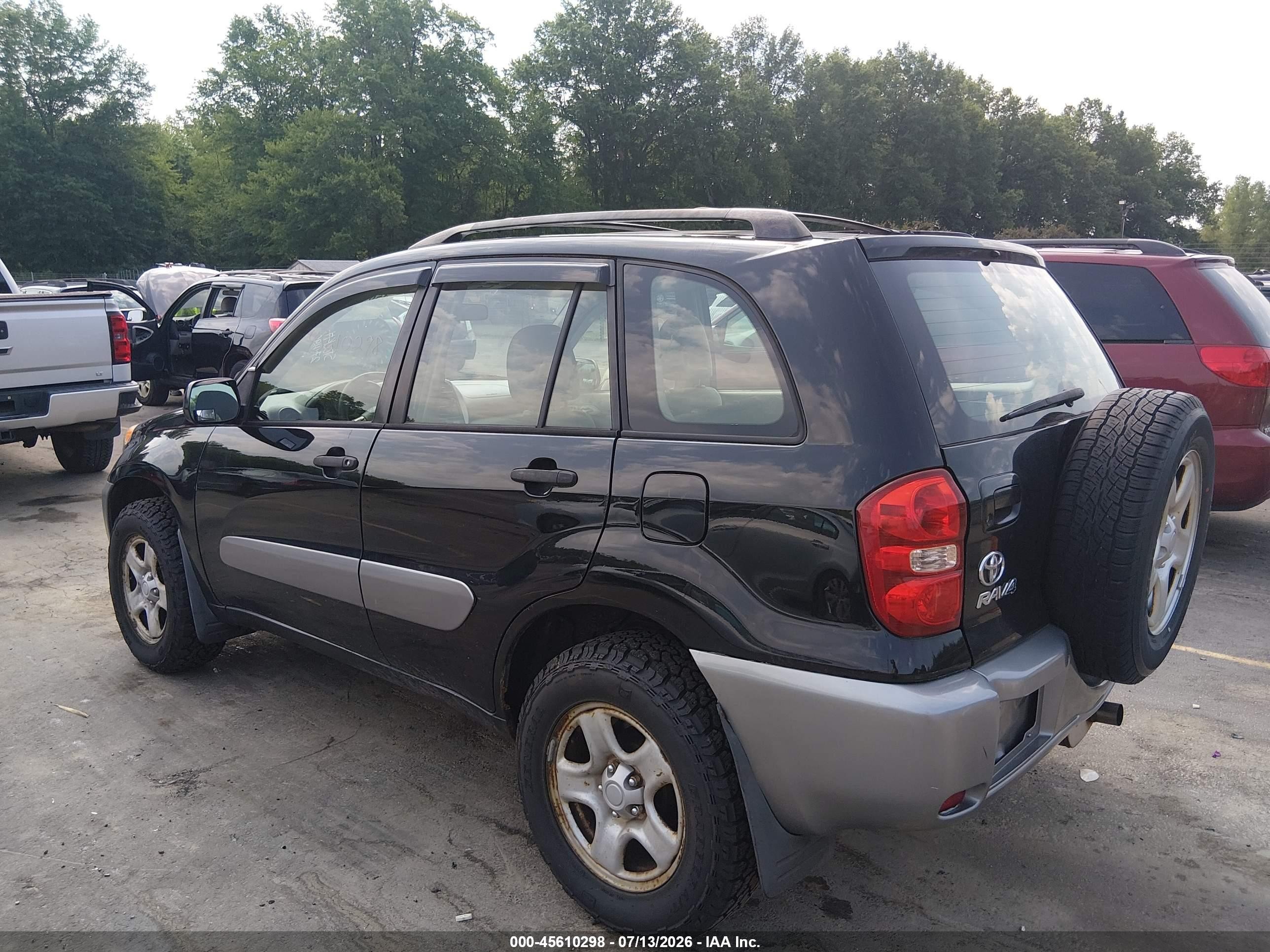 2005 Toyota Rav4   Черный vin: JTEHD20V156032910