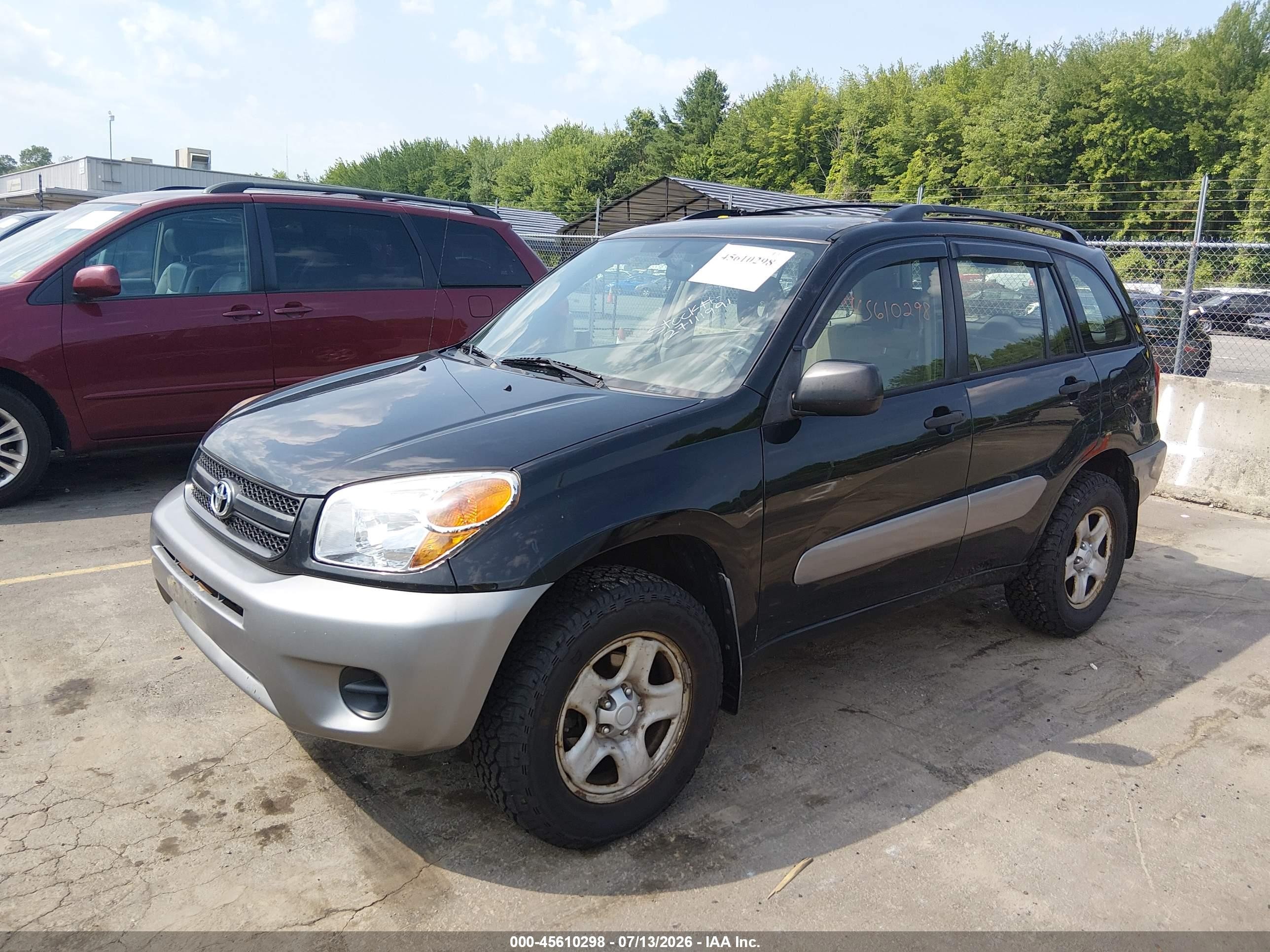 2005 Toyota Rav4   Черный vin: JTEHD20V156032910