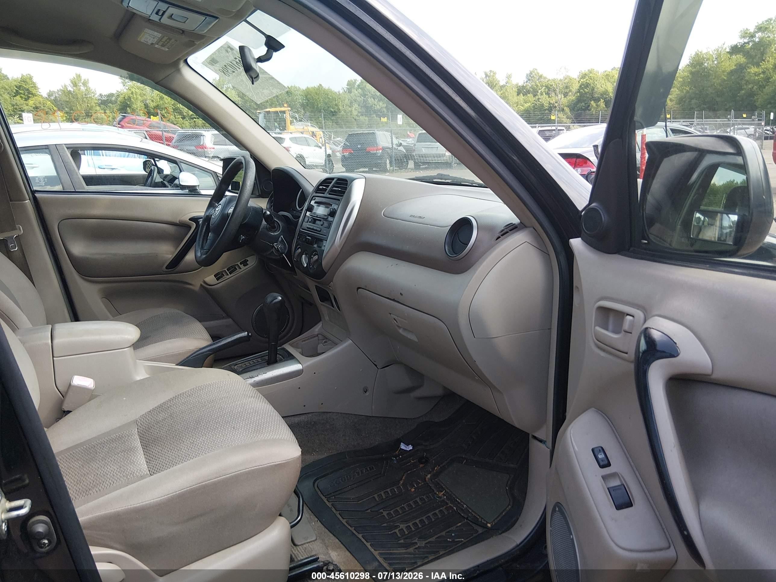 2005 Toyota Rav4   Черный vin: JTEHD20V156032910