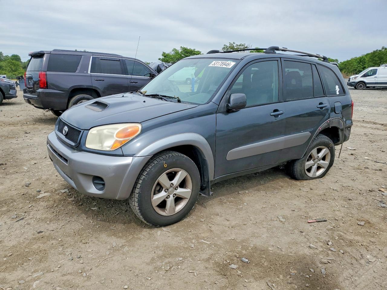 2005 Toyota Rav4 Base Gray vin: JTEHD20V156036231