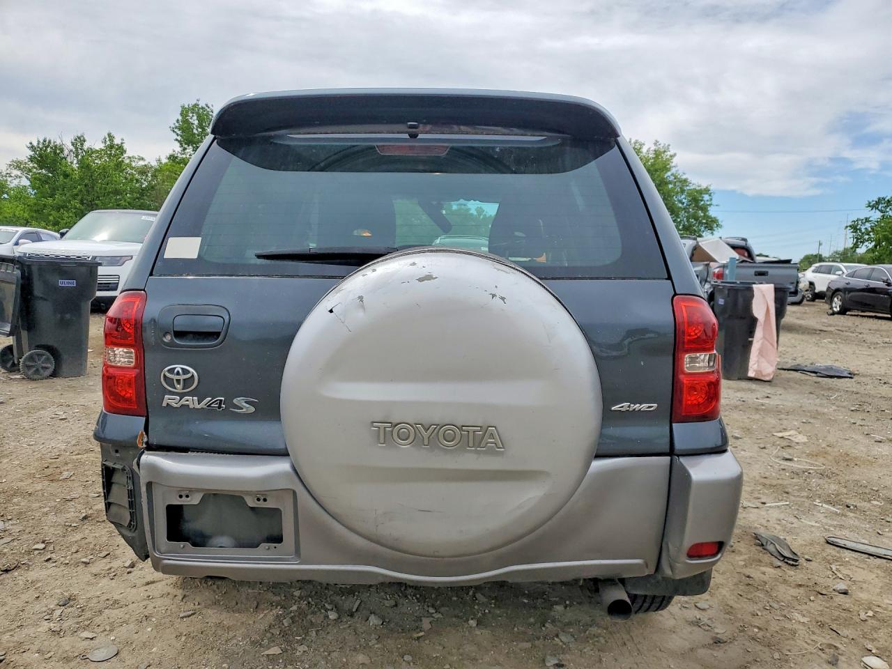 2005 Toyota Rav4 Base Gray vin: JTEHD20V156036231