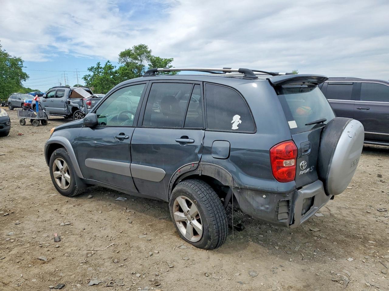 2005 Toyota Rav4 Base Gray vin: JTEHD20V156036231