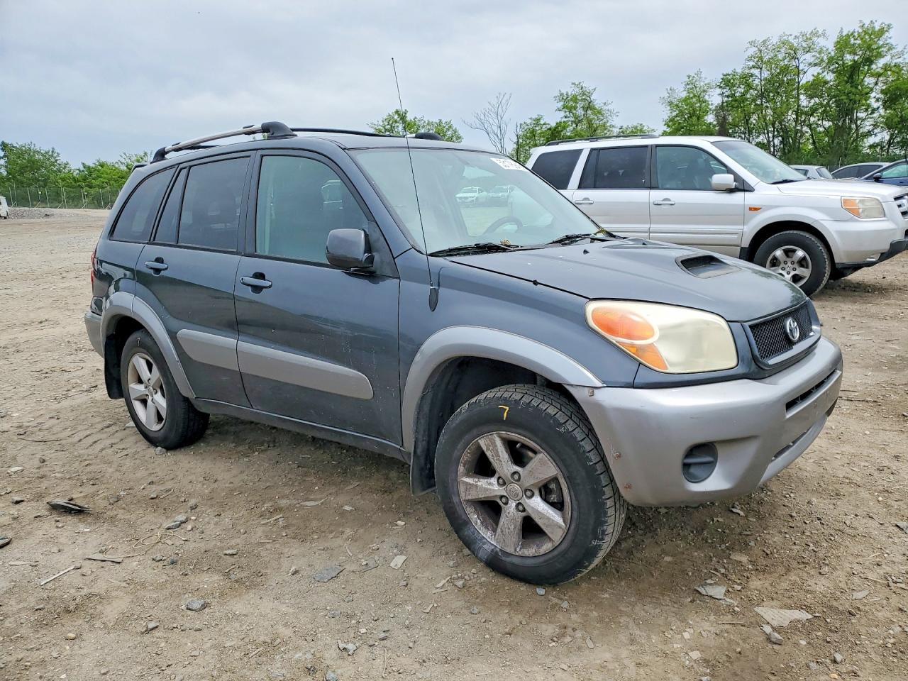 2005 Toyota Rav4 Base Gray vin: JTEHD20V156036231