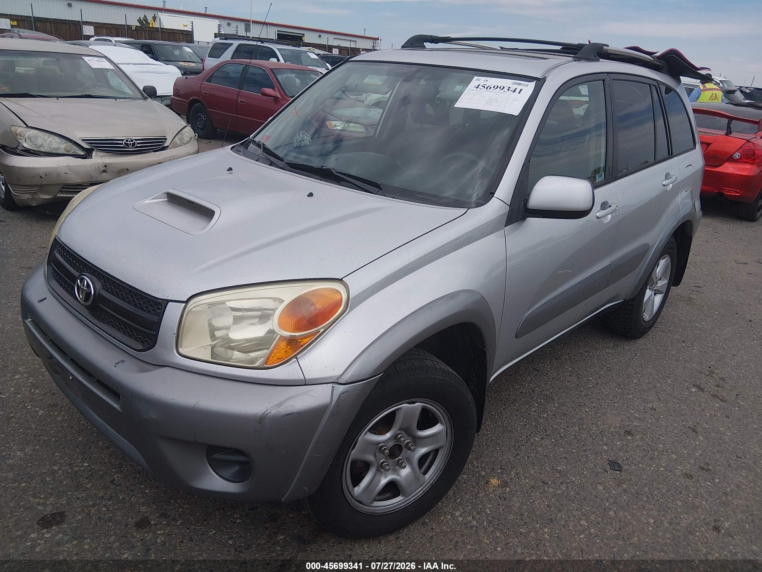 2004 Toyota Rav4   Серый vin: JTEHD20V246019369
