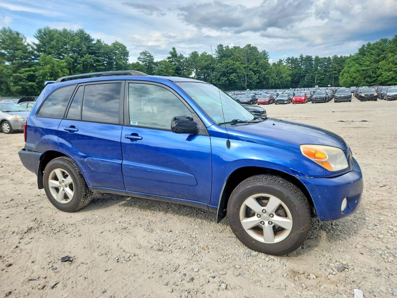 2005 Toyota Rav4 Base Синий vin: JTEHD20V250050187