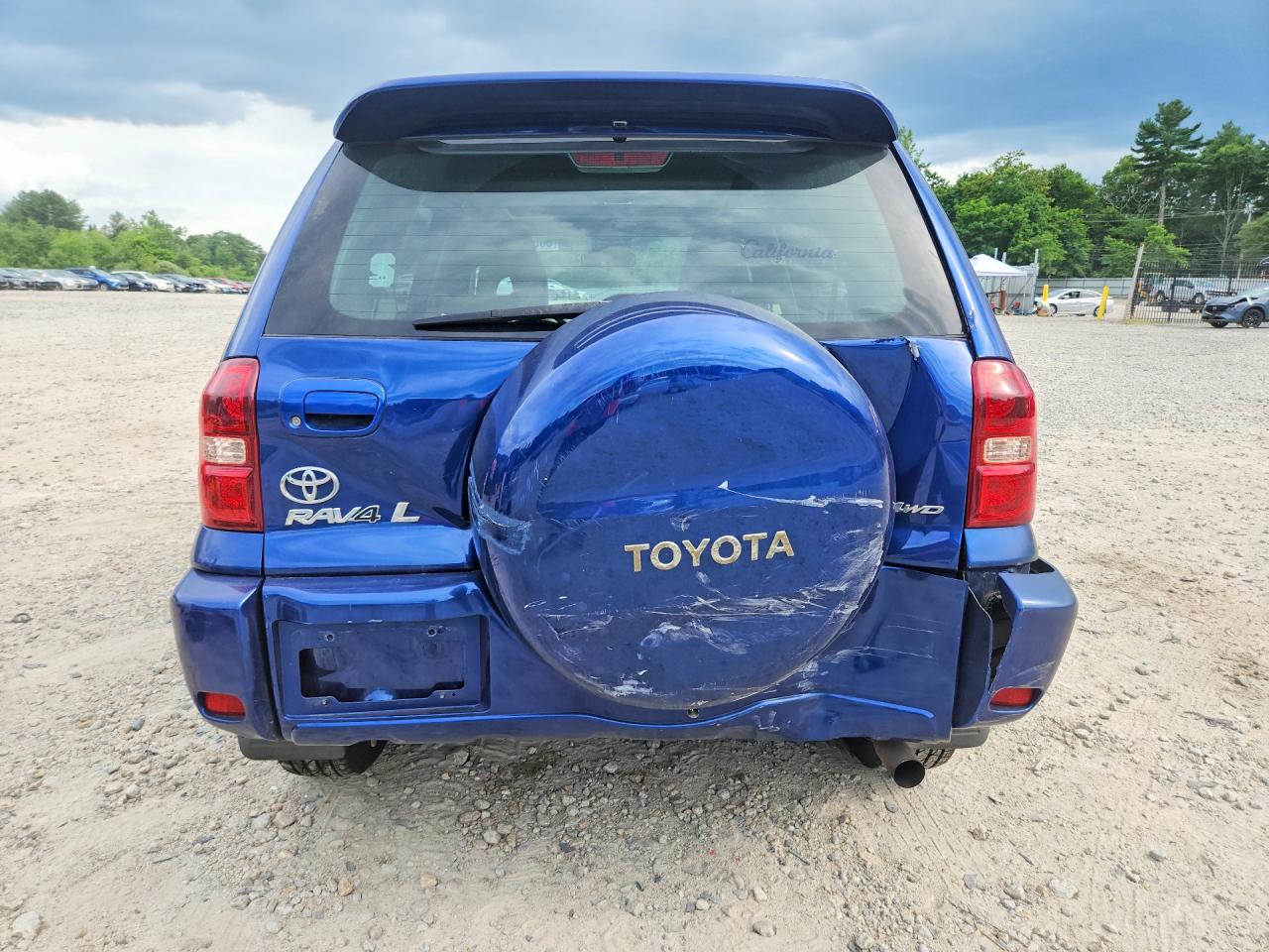 2005 Toyota Rav4 Base Синий vin: JTEHD20V250050187