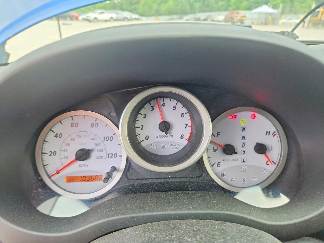 2005 Toyota Rav4 Base Синий vin: JTEHD20V250050187