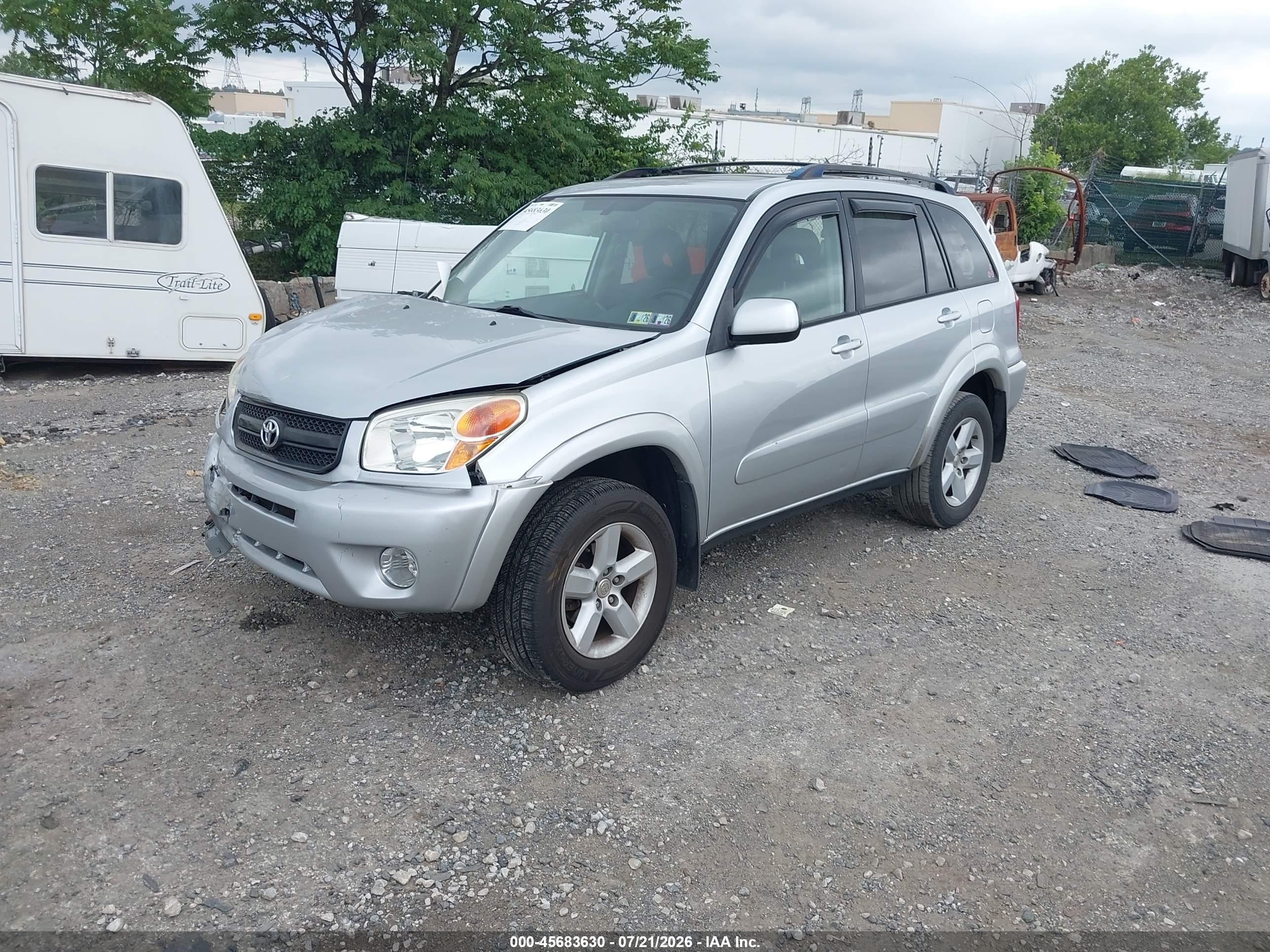 2005 Toyota Rav4   Silver vin: JTEHD20V250050982