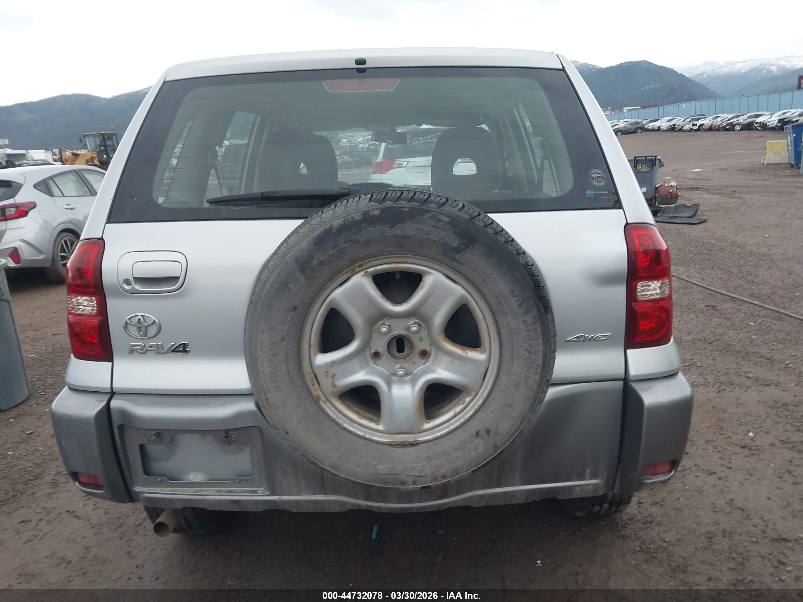 2005 Toyota Rav4 Серый vin: JTEHD20V250054353