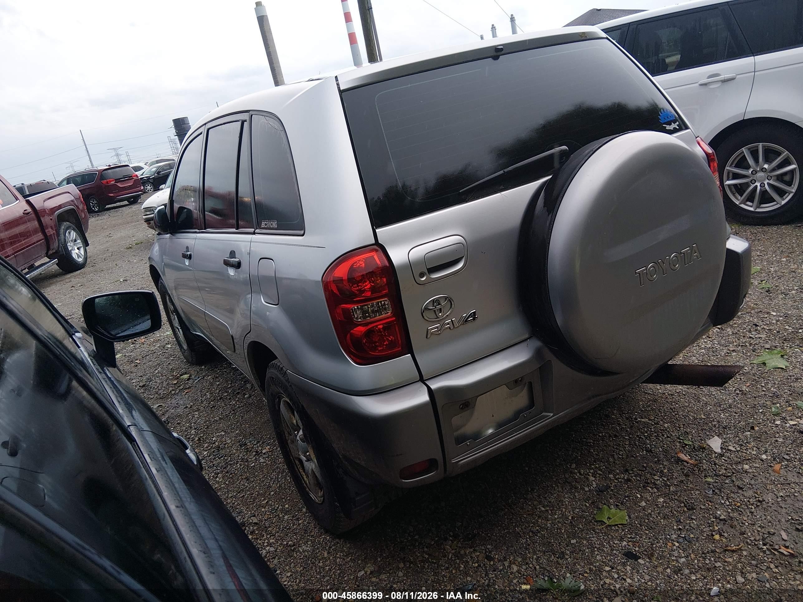 2005 Toyota Rav4   Silver vin: JTEHD20V256024217