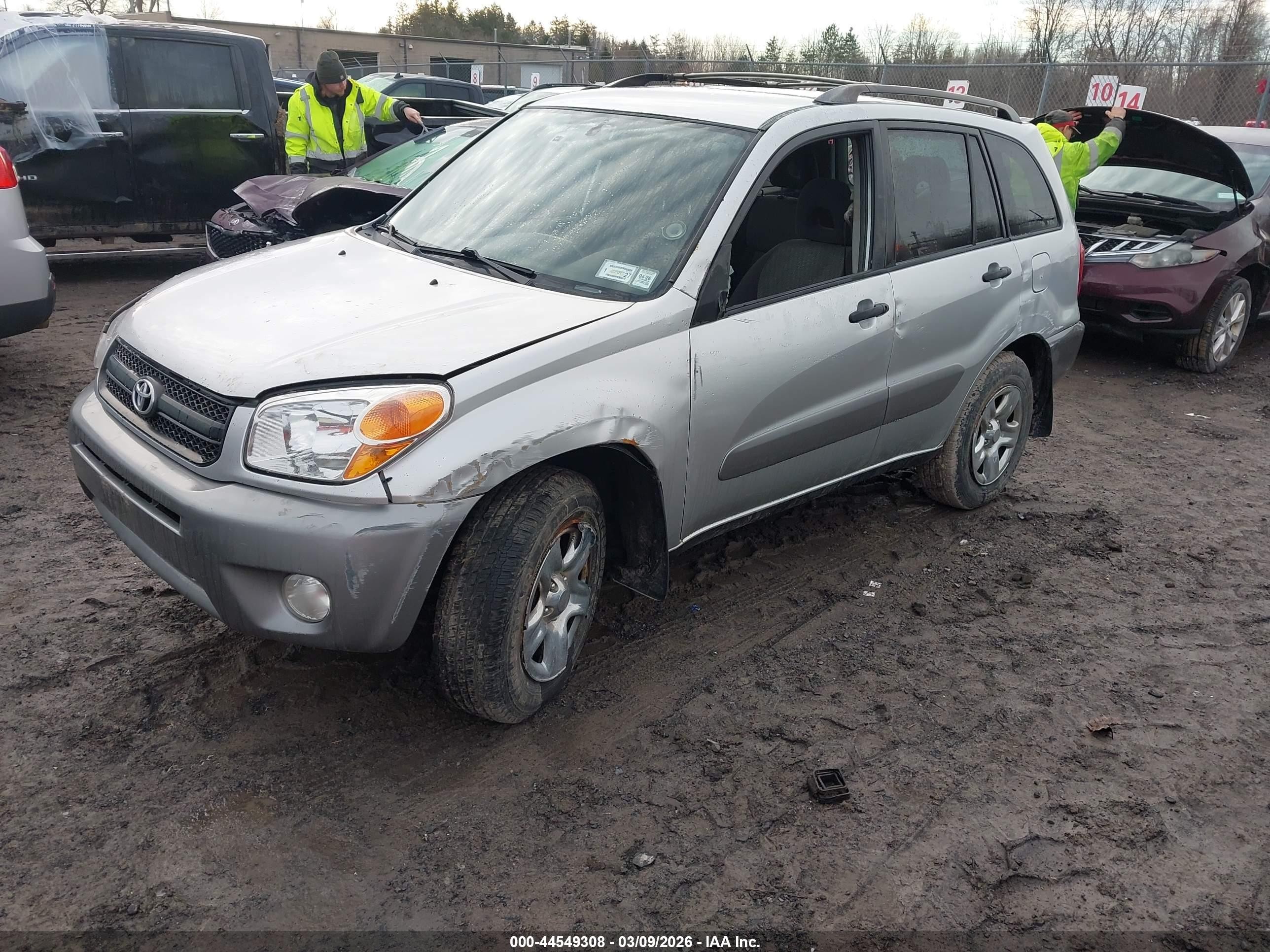2005 Toyota Rav4   Silver vin: JTEHD20V256040840