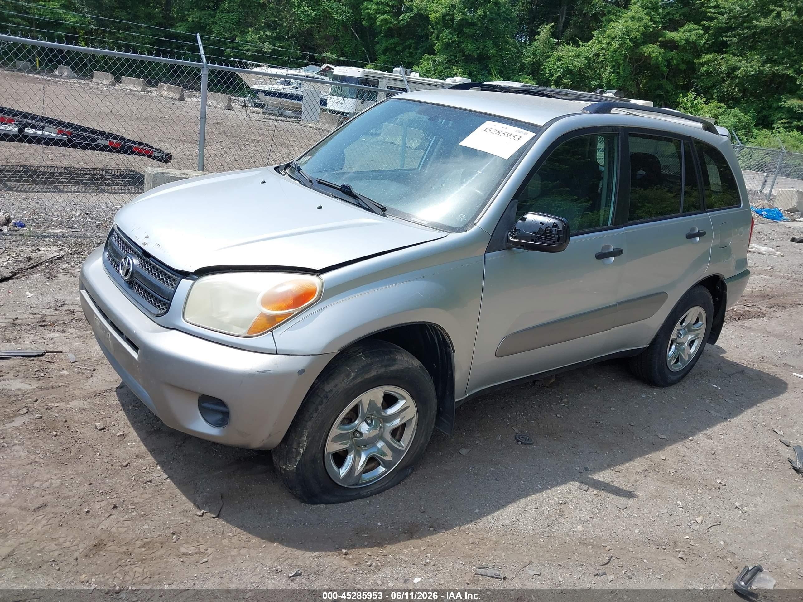 2004 Toyota Rav4   Silver vin: JTEHD20V340013146