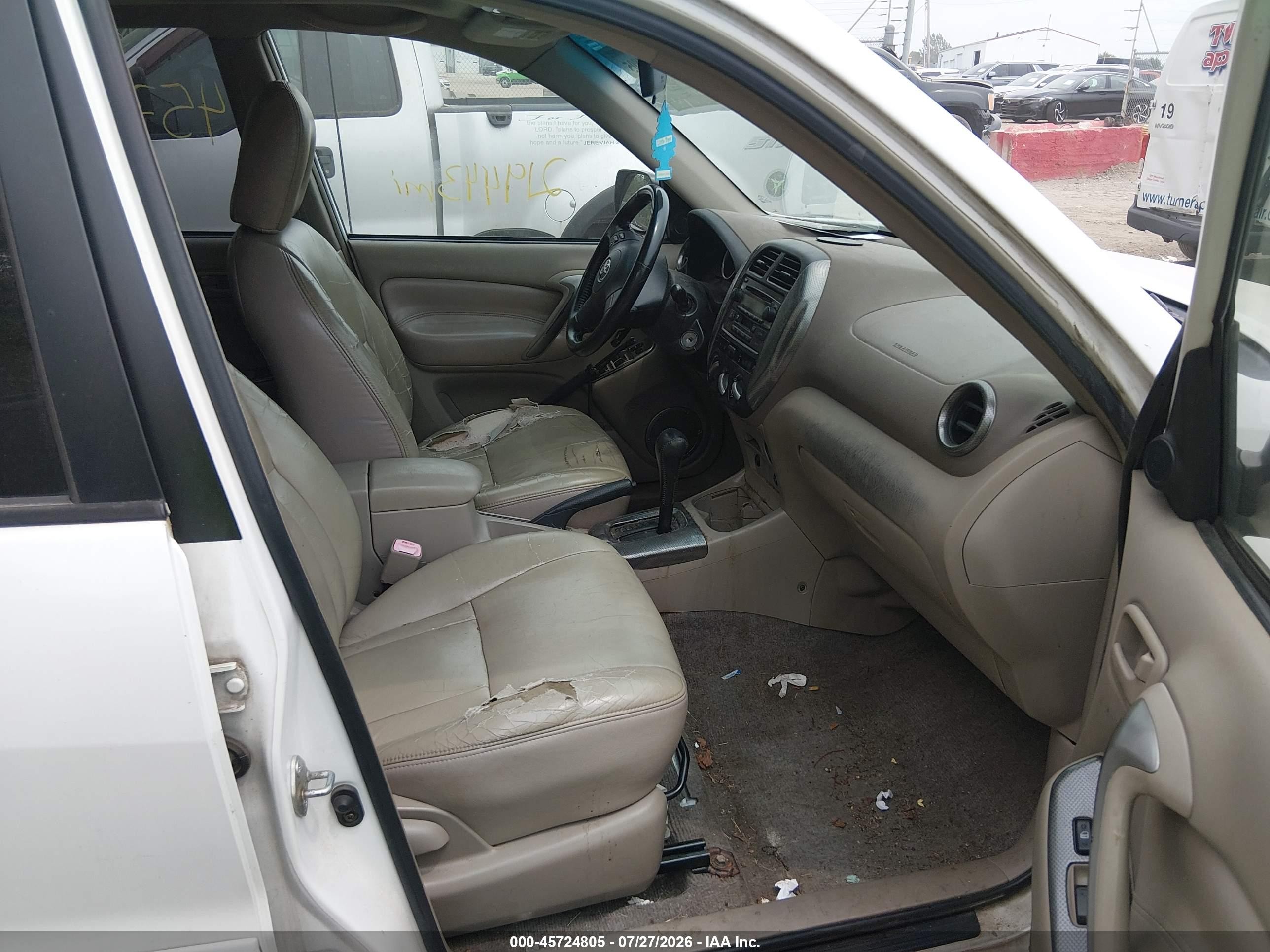 2004 Toyota Rav4   Белый vin: JTEHD20V340020369