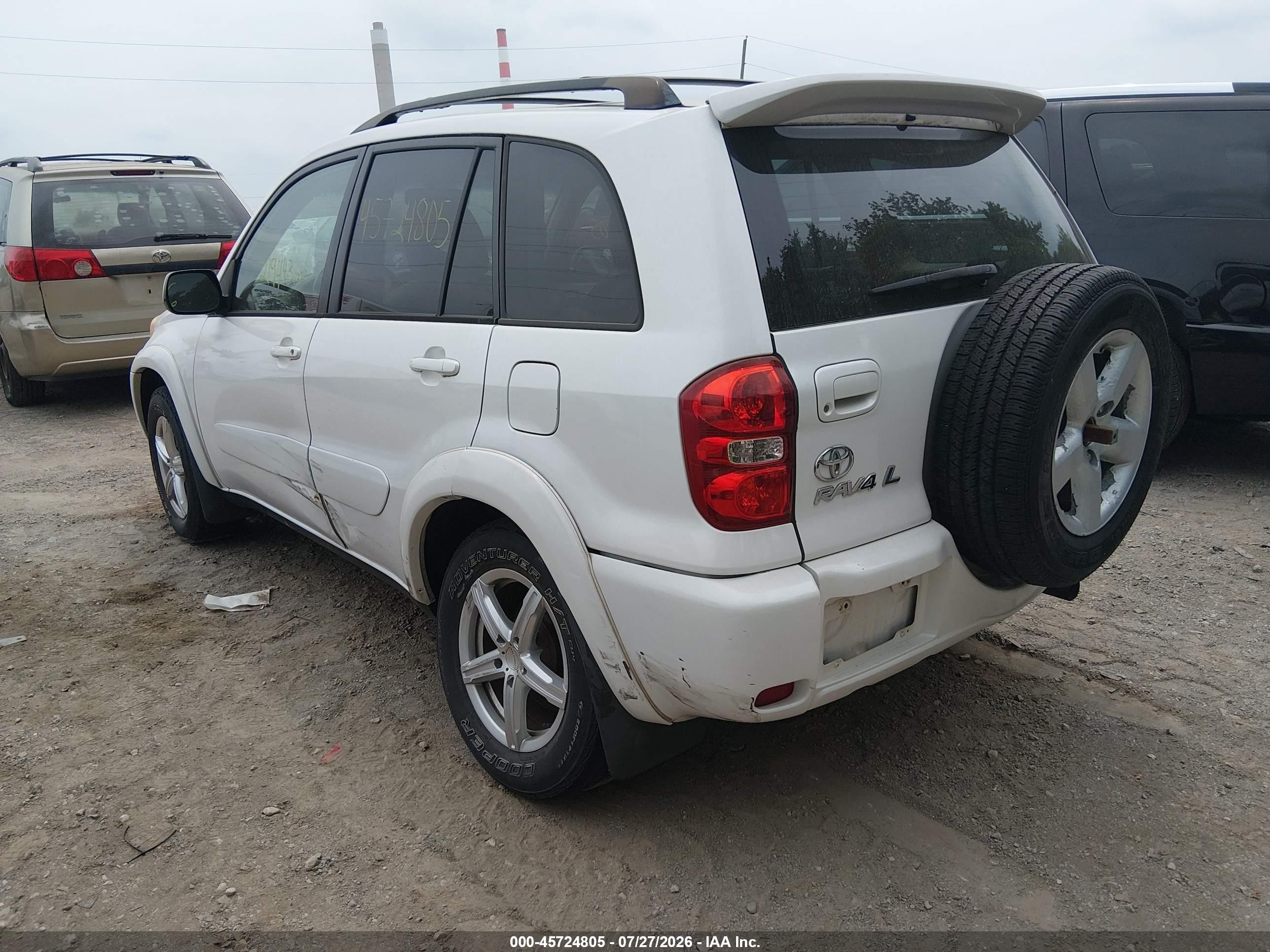 2004 Toyota Rav4   Белый vin: JTEHD20V340020369