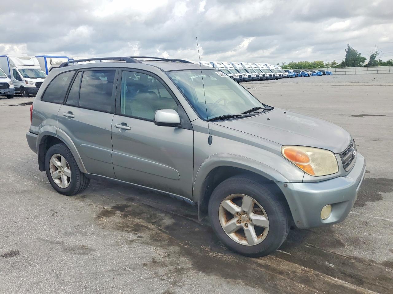 2004 Toyota Rav4 Base Gray vin: JTEHD20V340023496